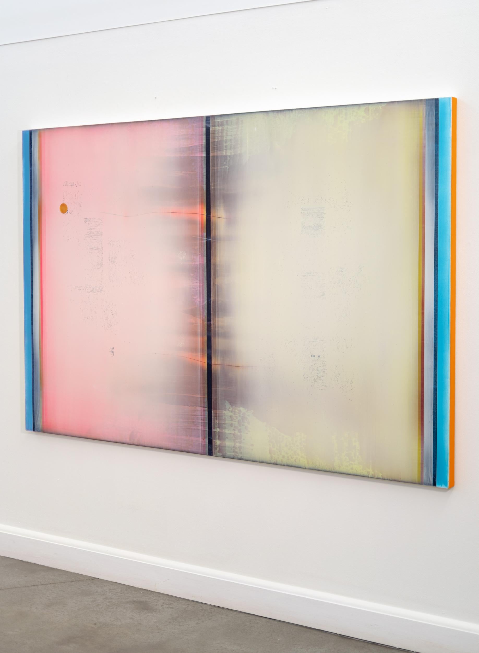 Dieses zeitgenössische abstrakte Gemälde von Alice Teichert strahlt wie die Sonne. Es wird in der Ausstellung Confluence vom 11. Oktober 2025 bis zum 9. November 2025 zu sehen sein und ist danach im Handel erhältlich. 

Die strahlenden Bilder des