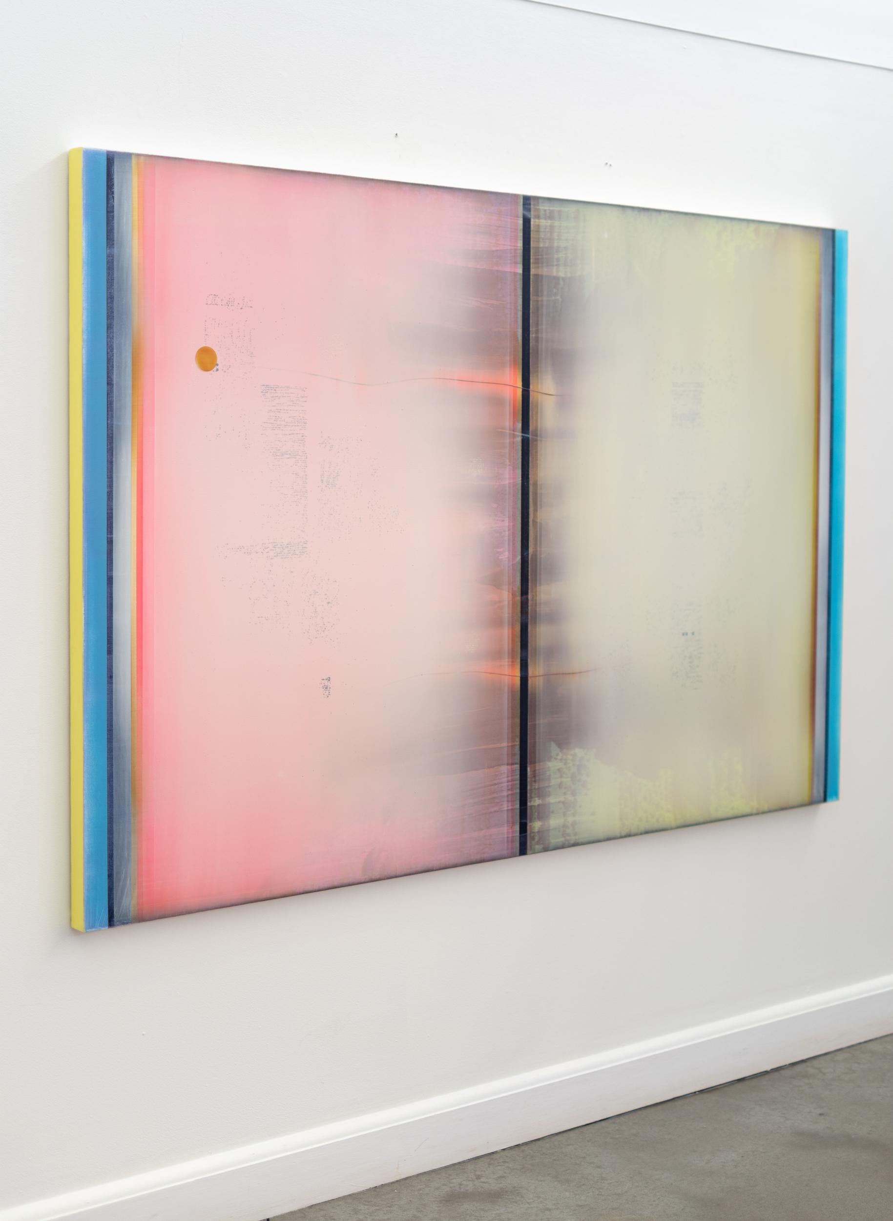 Central Sun - modern, zeitgenössisch, abstrakt, Acryl auf Leinwand im Angebot 1