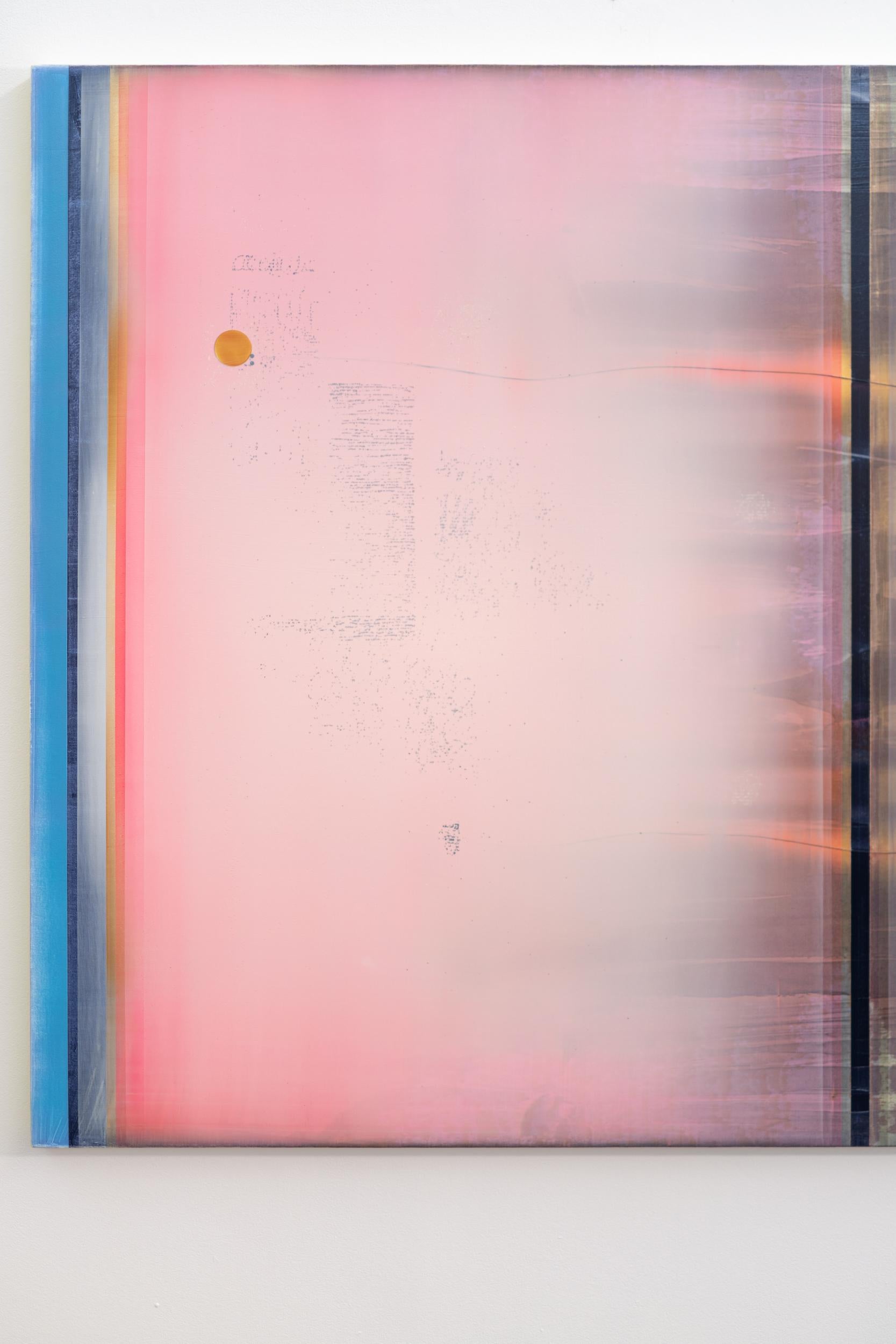 Central Sun - modern, zeitgenössisch, abstrakt, Acryl auf Leinwand im Angebot 2