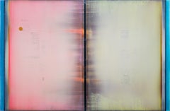 Central Sun - modern, zeitgenössisch, abstrakt, Acryl auf Leinwand