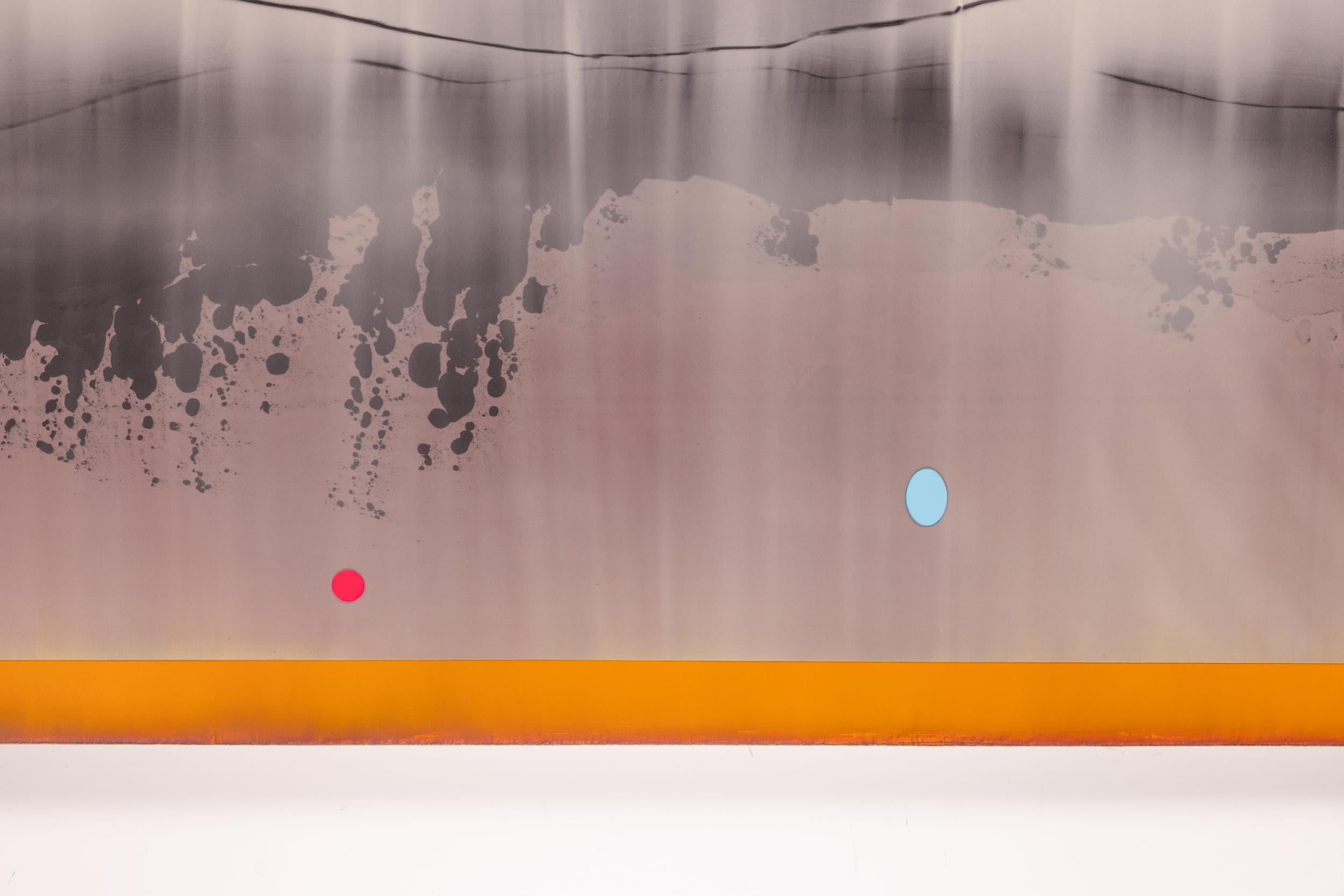 Cosmic Handshake - modern, zeitgenössisch, abstrakt, Acryl auf Leinwand im Angebot 3