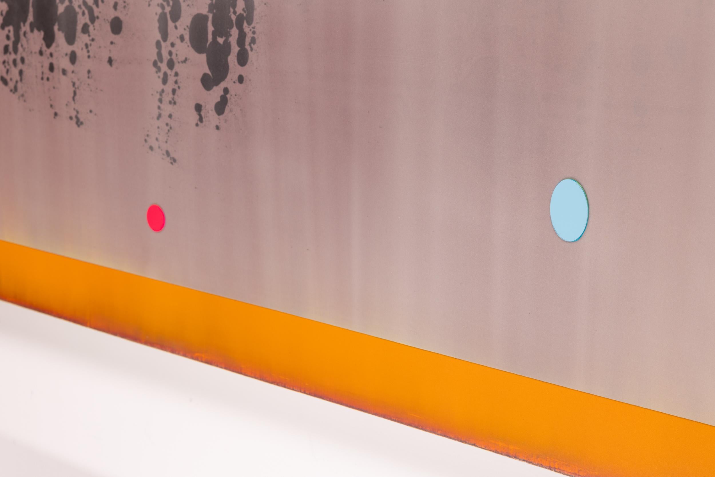 Cosmic Handshake - modern, zeitgenössisch, abstrakt, Acryl auf Leinwand im Angebot 4