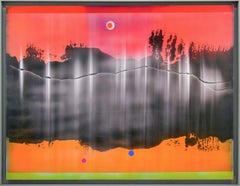 Exuberance - Contemporary Acrylic on Canvas, Framed, 2010-