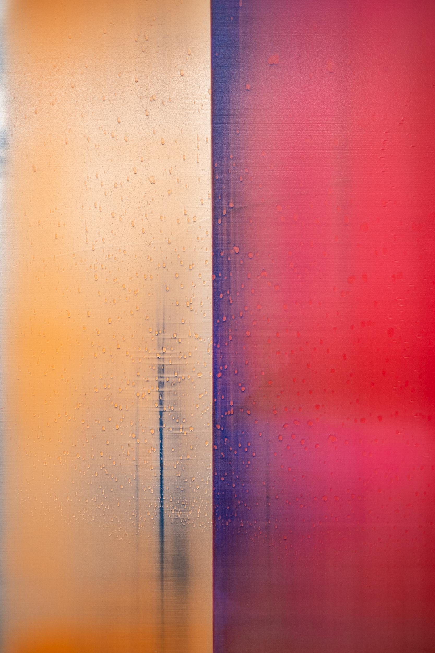 Retiro interior - pintura, abstracto, colorido, contemporáneo, acrílico sobre lienzo en venta 4