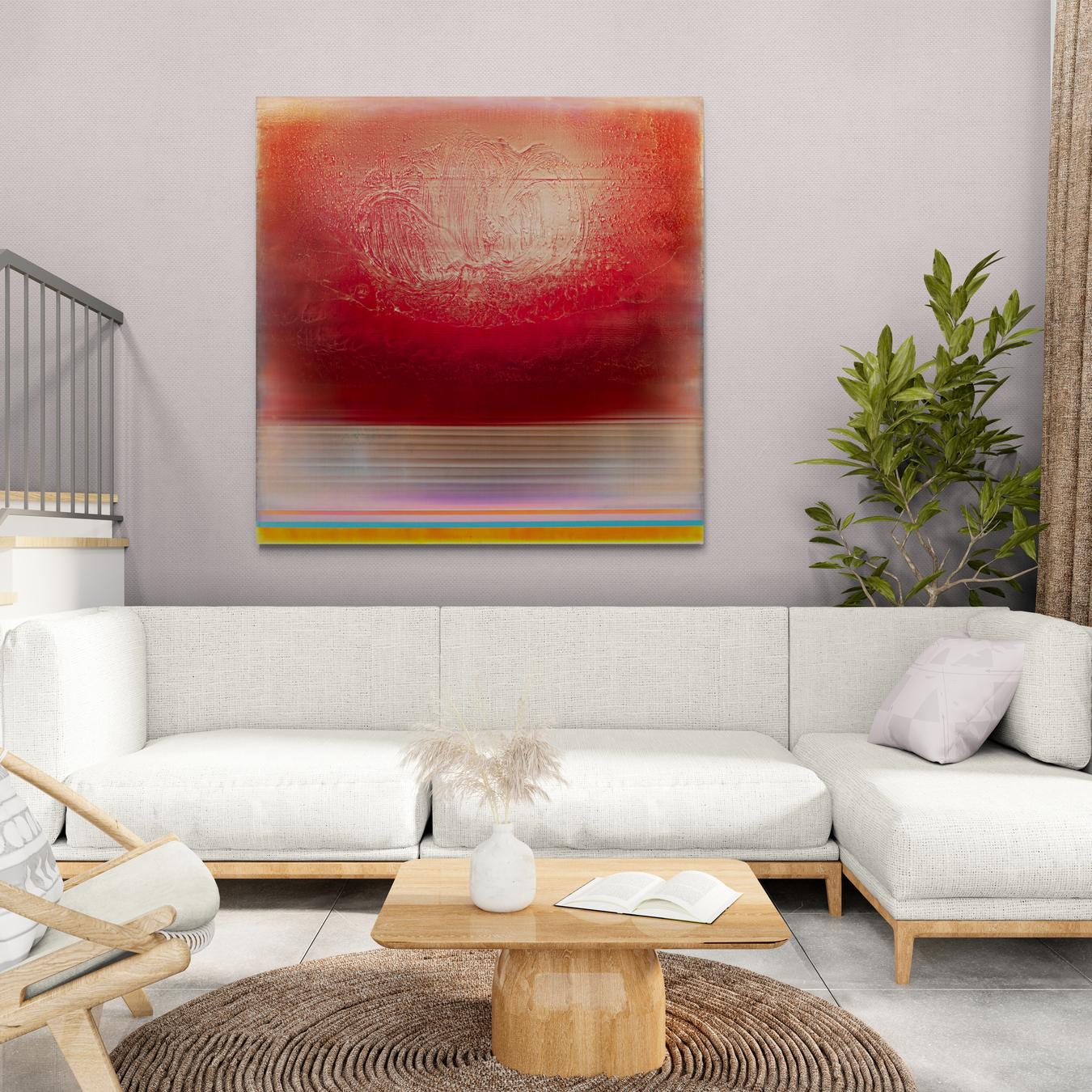 Invincible Star - modern, contemporary, abstract, acrylic on canvas For Sale 7