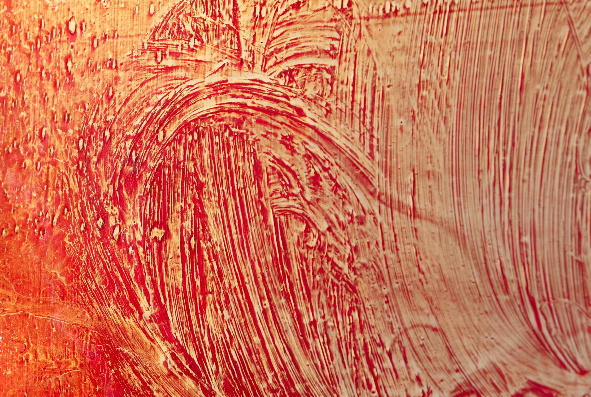 Invincible Star - modern, contemporary, abstract, acrylic on canvas For Sale 4