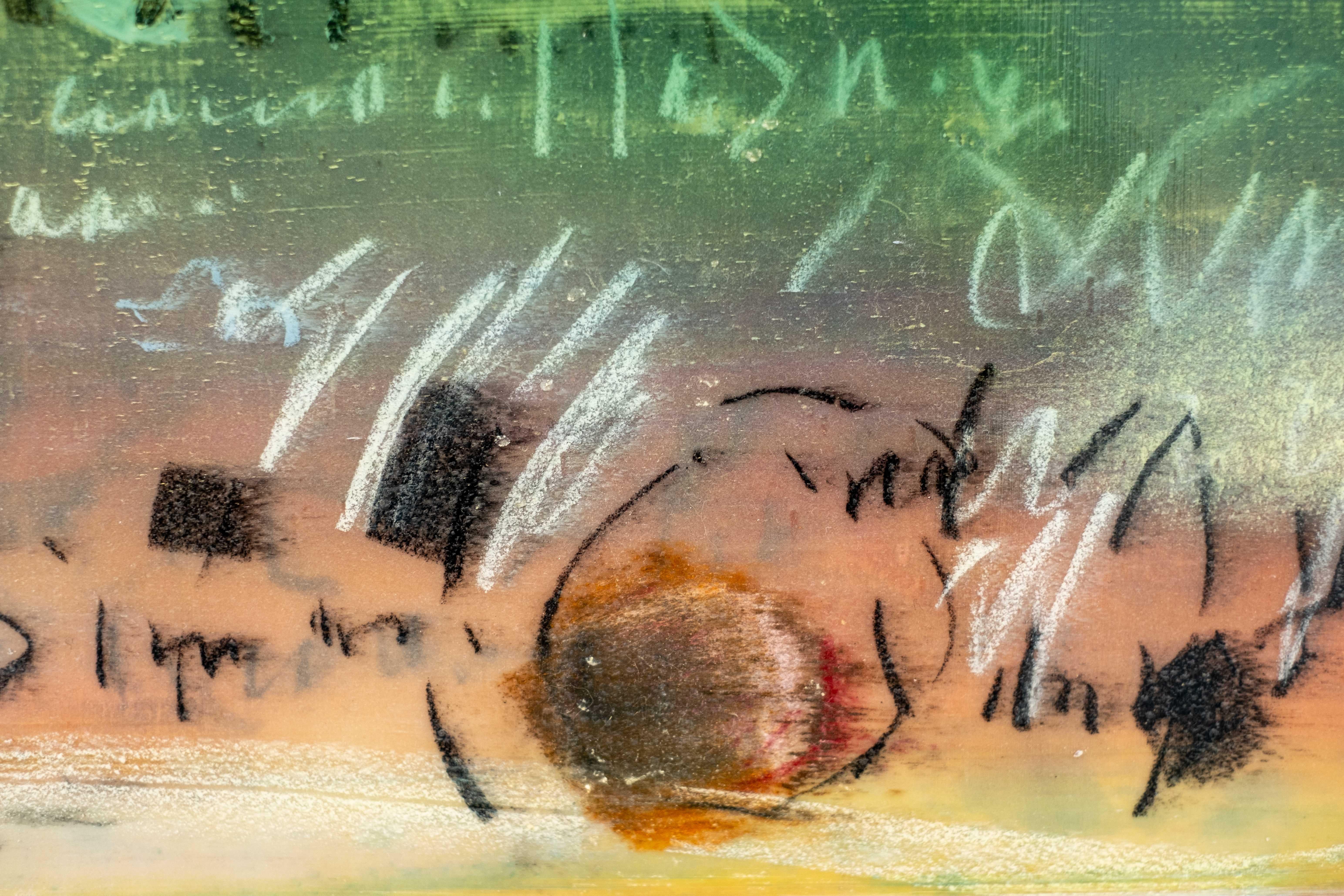 Just To Know - Vivid, bunt, lyrisch, gestisch abstrakt, Acryl auf Leinwand im Angebot 4