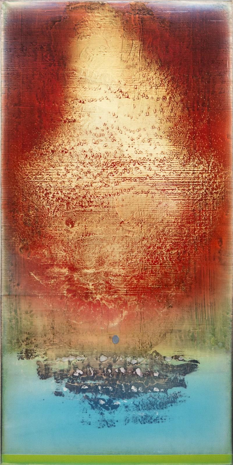Abstract Painting Alice Teichert - Let There Be Love - abstrait, lyrique, gestuel, acrylique sur toile, coloré