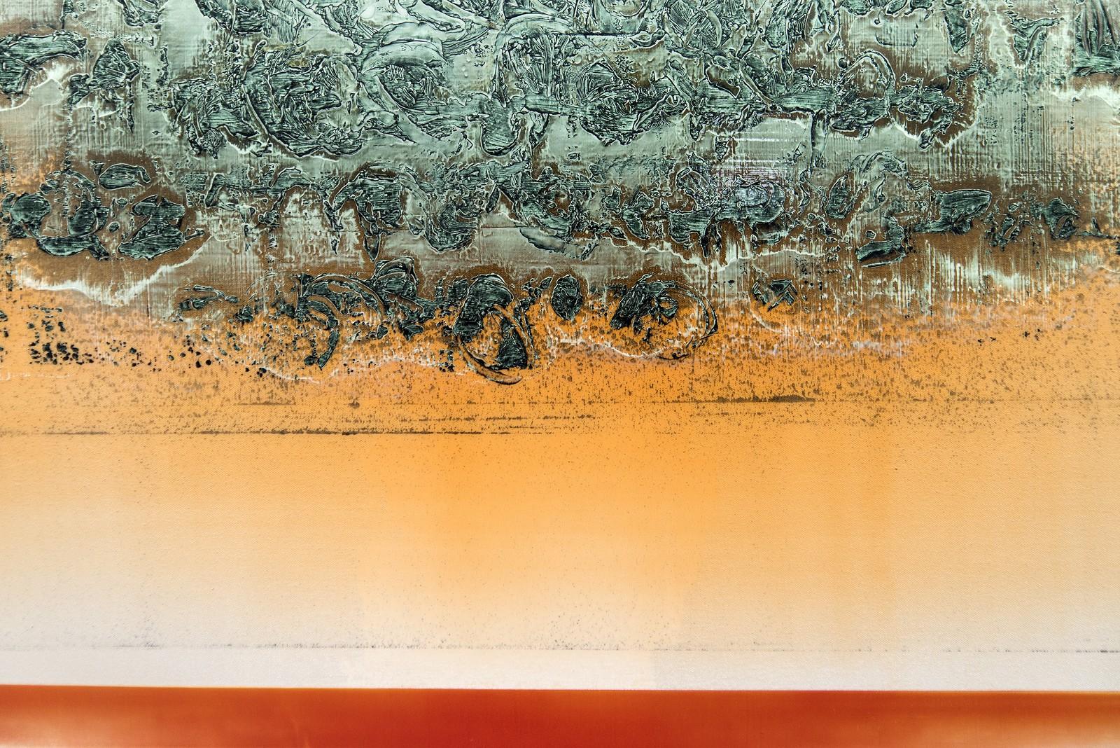 Re-Write - Vivid, farbenfroh, lyrisch, gestisch abstrakt, Acryl auf Leinwand (Zeitgenössisch), Painting, von Alice Teichert