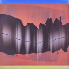 Renewal - colourful, lyrical, gestural, abstract, acrylic on canvas