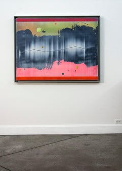 Resonance - colorato, lirico, gestuale, astratto, acrilico su tela