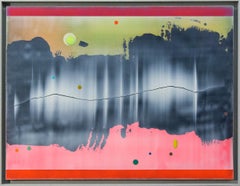 Resonance - colourful, lyrical, gestural, abstract, acrylic on canvas