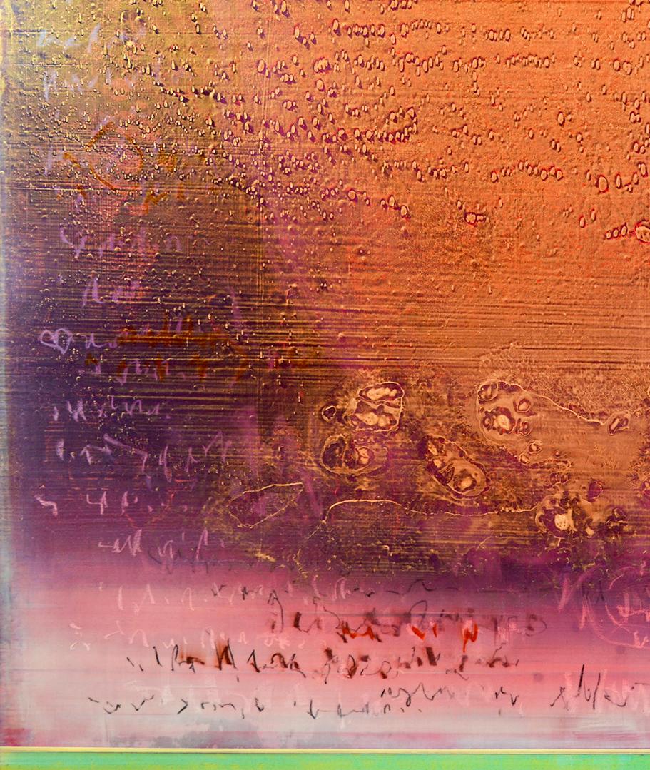 Streaming - moderno, contemporaneo, astratto, acrilico e tecnica mista su tela in vendita 4