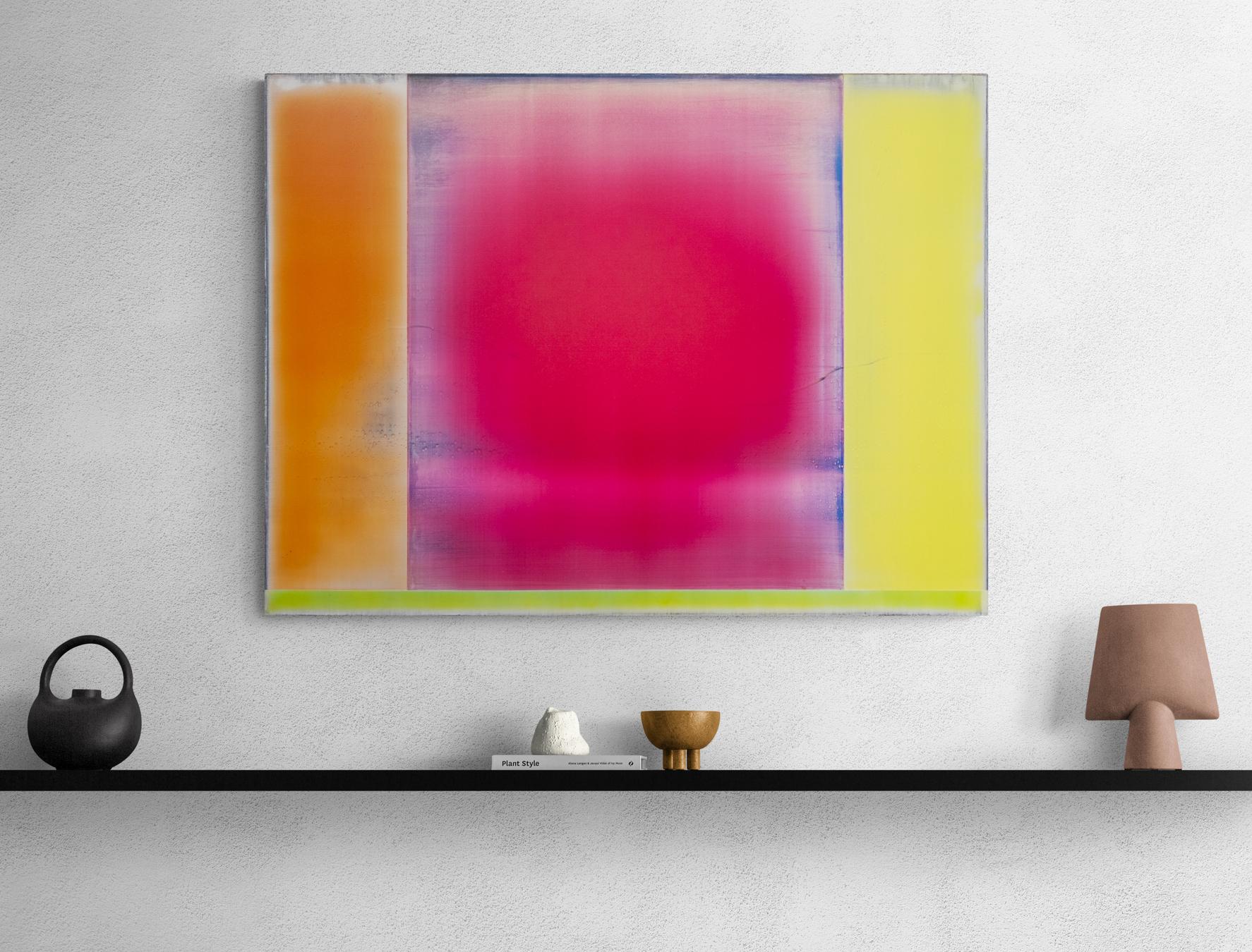 That Passion - minimal, contemporary, abstract, acrylic on canvas For Sale 7