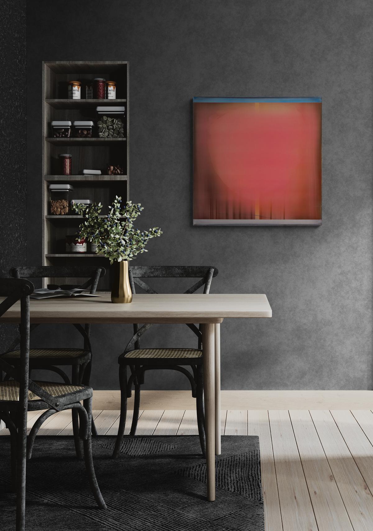 Wo sind wir nie? - modern, zeitgenössisch, abstrakt, Acryl auf Leinwand im Angebot 5