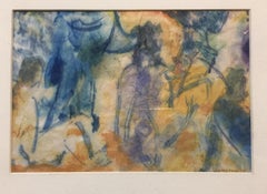 Alice Valenstein "Landscape in Squares" Collage on Paper, 1974