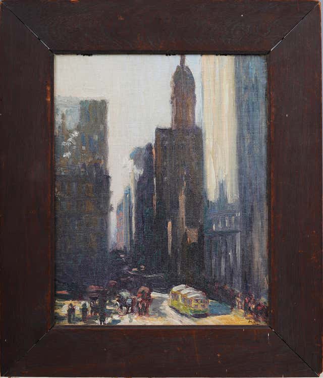 Robert O'Meara - Miniature Cityscape For Sale at 1stDibs
