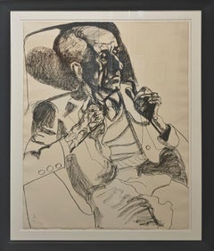 "Sam" Alice Neel, Female Artist, Modernist, Intimate, Seated Portrait, Interior