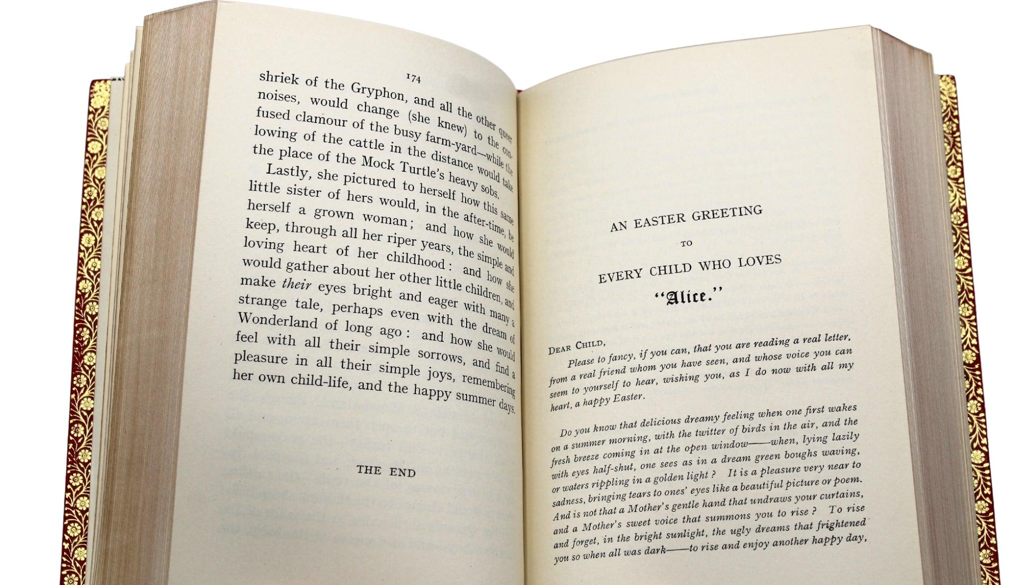 Les aventures d'Alice au pays des merveilles et à travers le regard de Lewis Carroll en vente 2