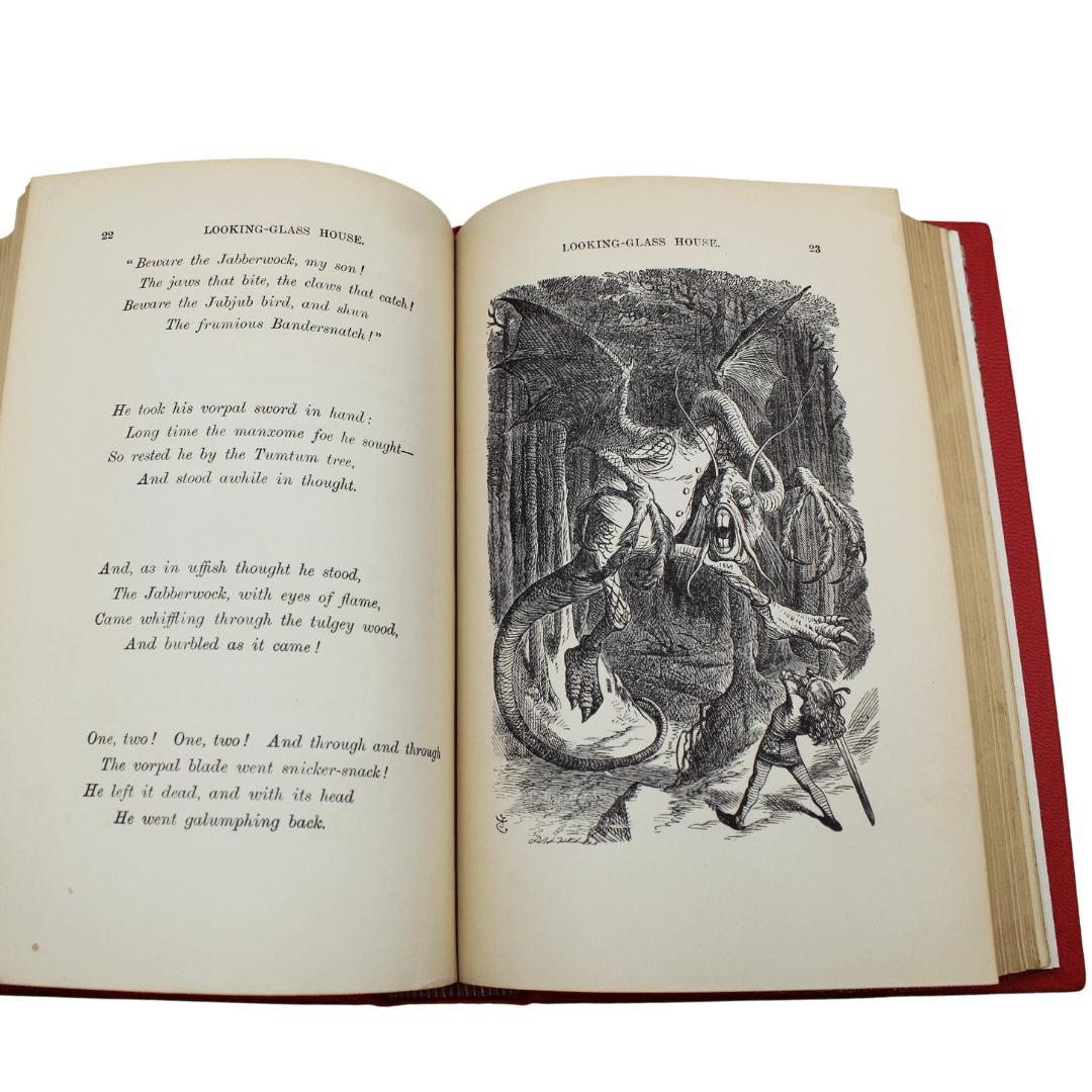 Les aventures d'Alice au pays des merveilles et à travers le regard de Lewis Carroll en vente 4