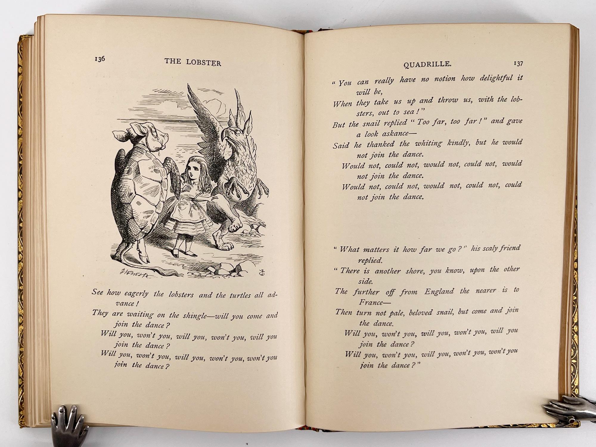 Leather Alice's Adventures in Wonderland by Lewis Carroll