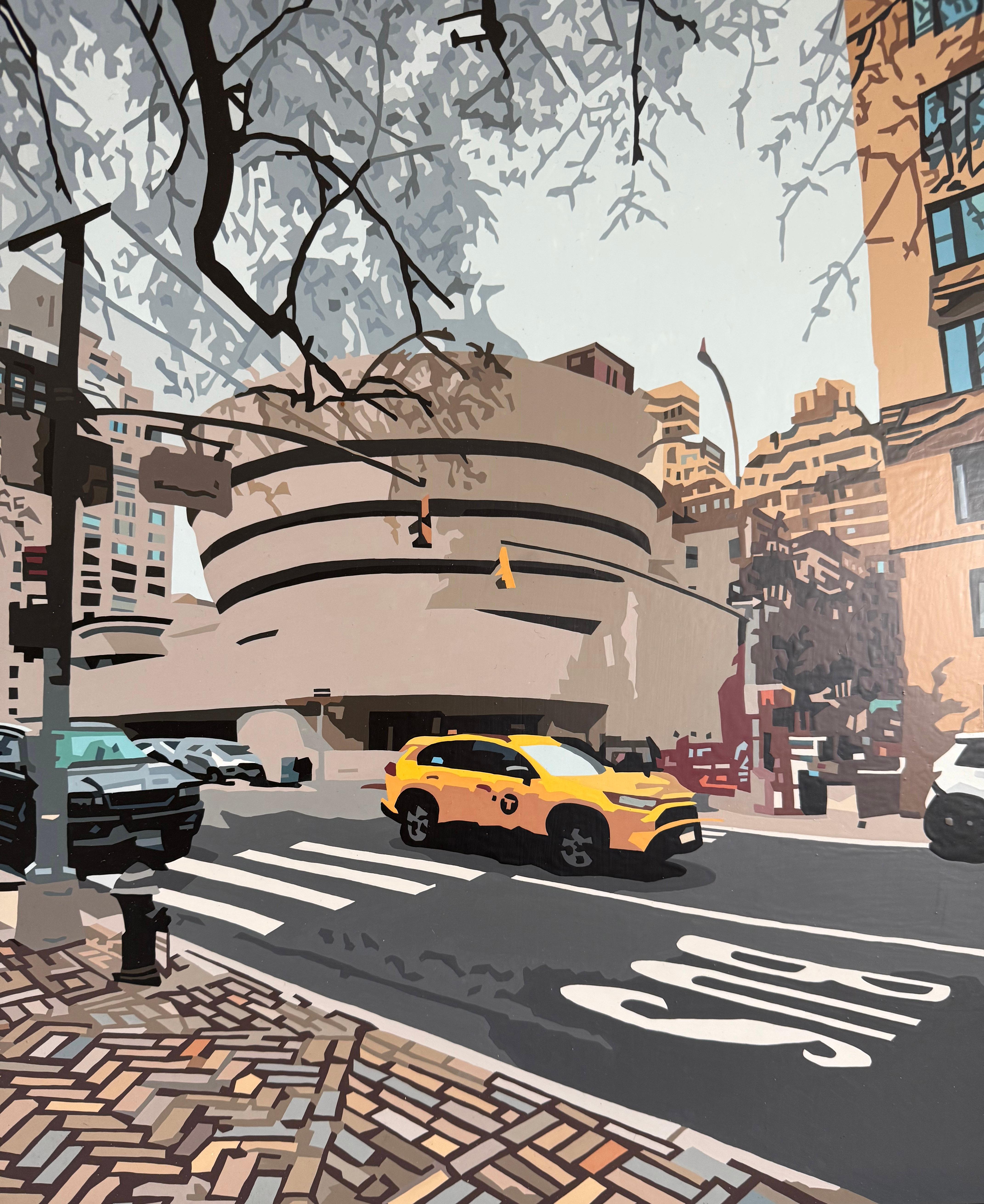 Guggenheim XXVIII (Zeitgenössisch), Painting, von Alicia Dubnyckyj