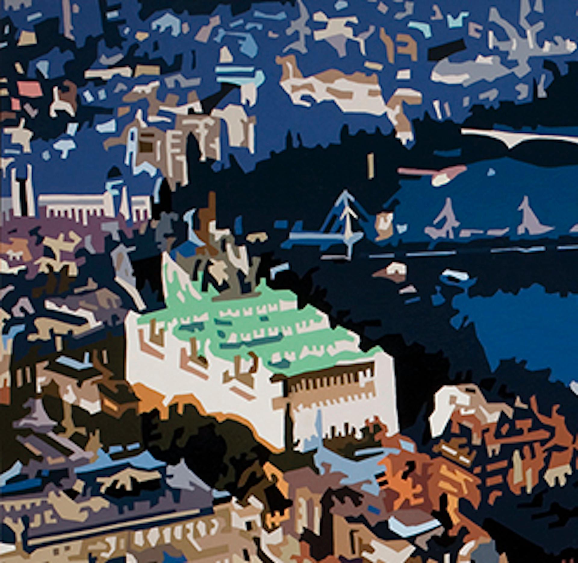 Above Westminster IX, London, Alicia Dubnyckyj, Original Cityscape Painting For Sale 5
