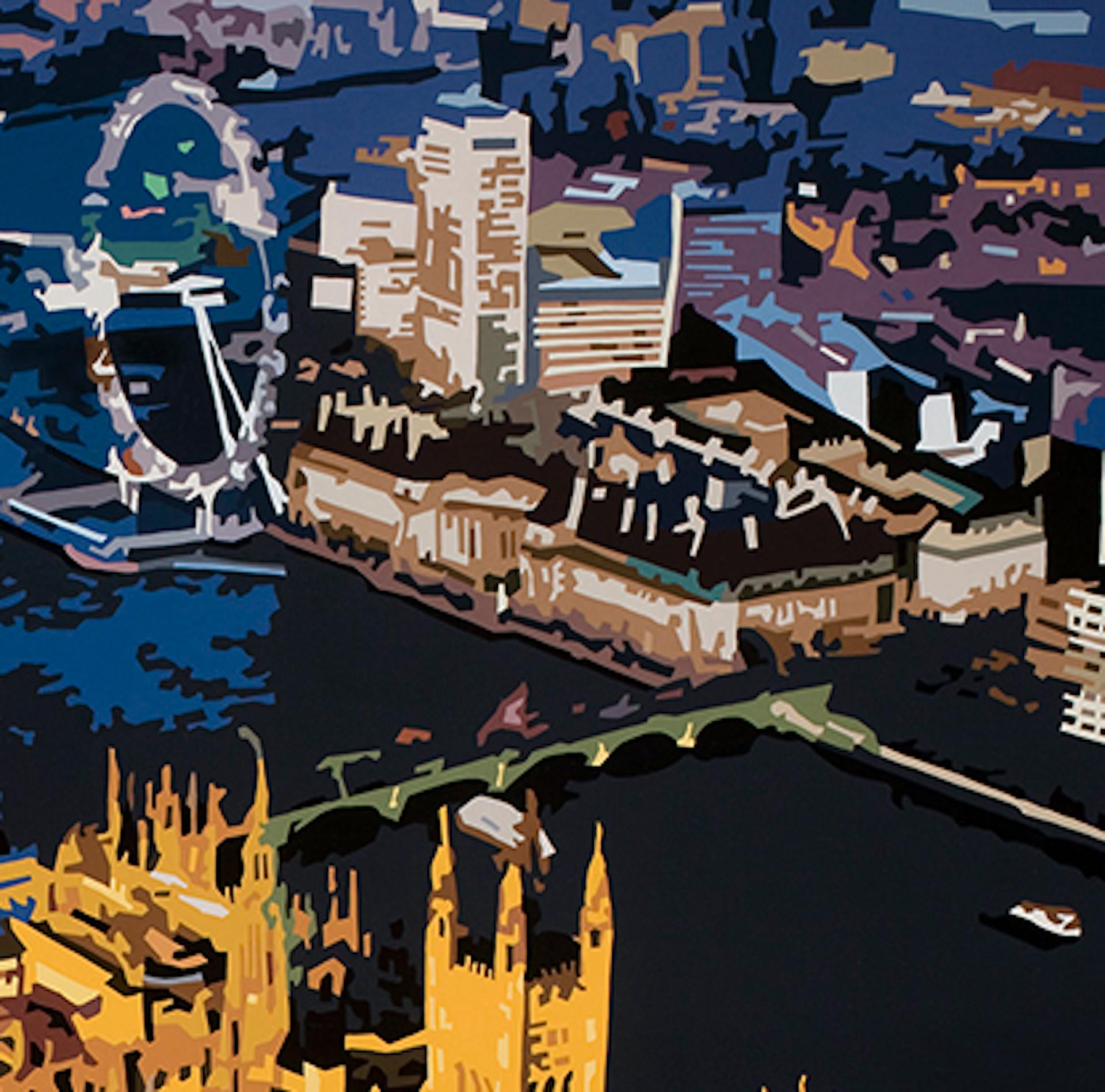 Above Westminster IX, London, Alicia Dubnyckyj, Original Cityscape Painting For Sale 7