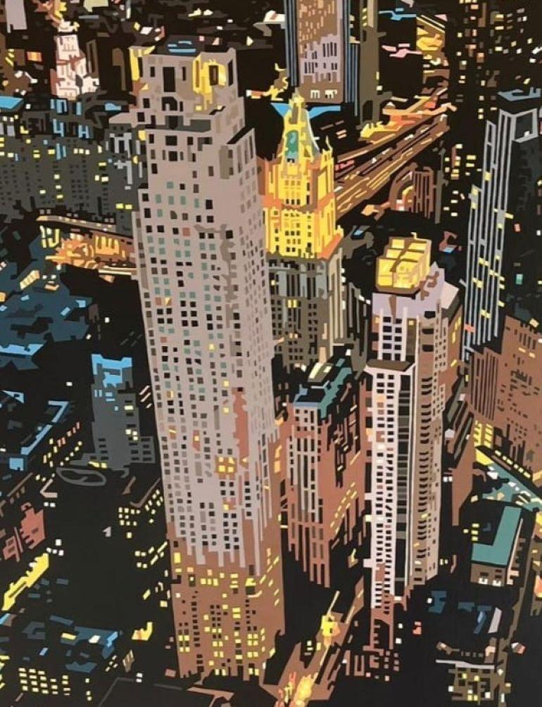 Lungo l'East River - Painting di Alicia Dubnyckyj