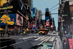 Times Square XVII, original painting, cityscape, contemporary