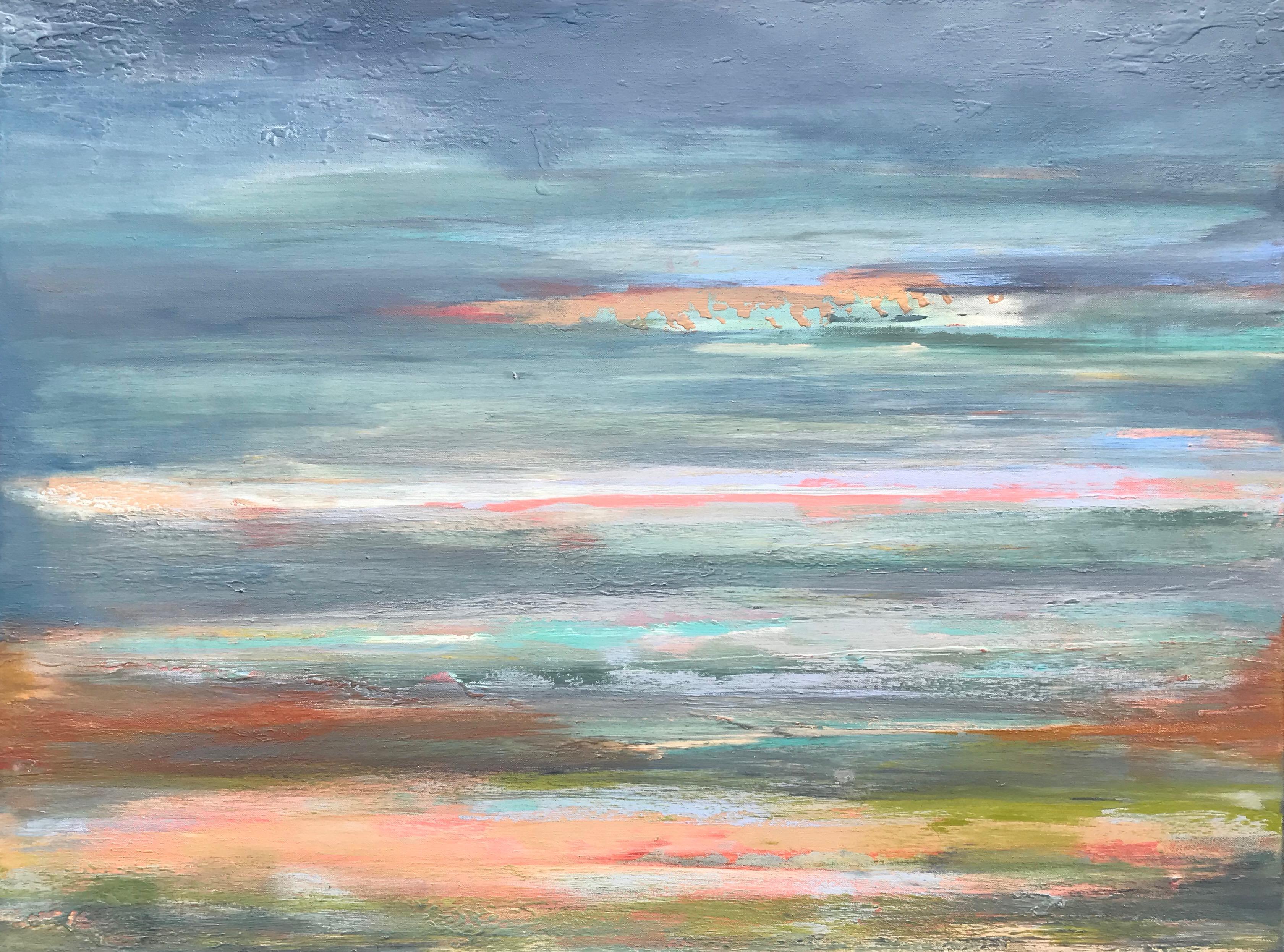Alicia Dunn Abstract Painting - A Softer Approach