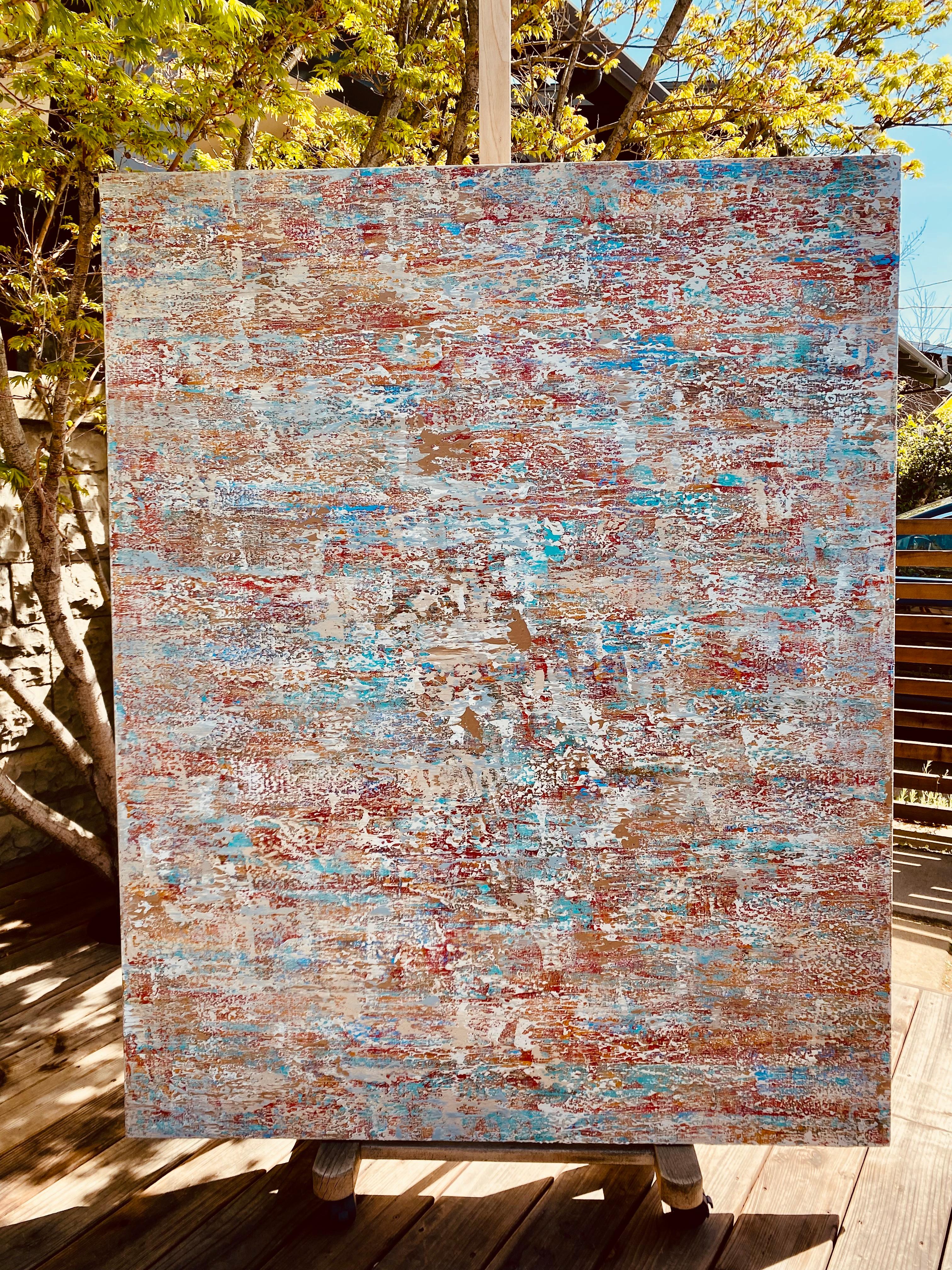 Galaxia de Luz, Pintura Abstracta - Painting Abstracto de Alicia Dunn