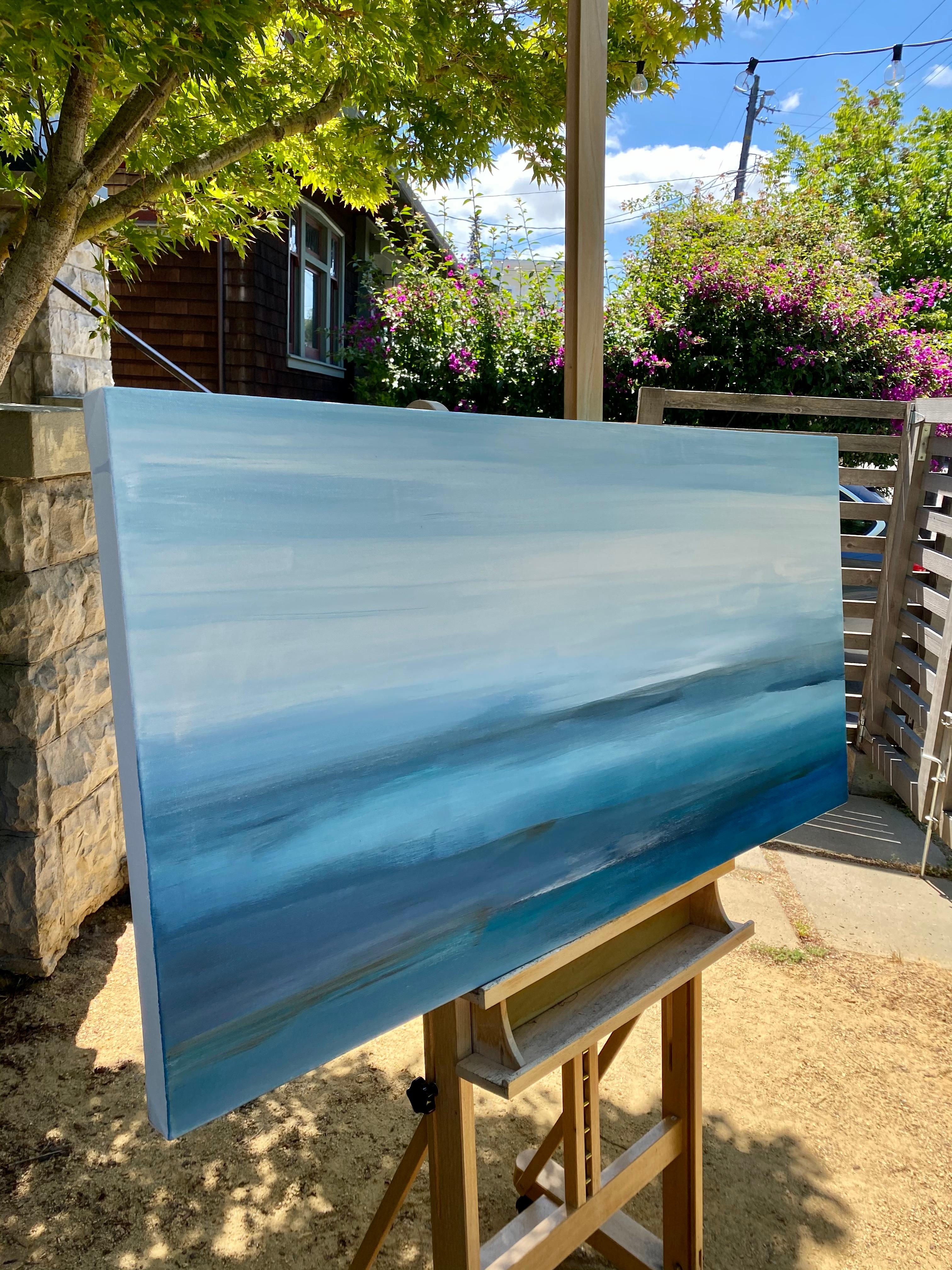 In Blue Dreams, Abstract Painting 1