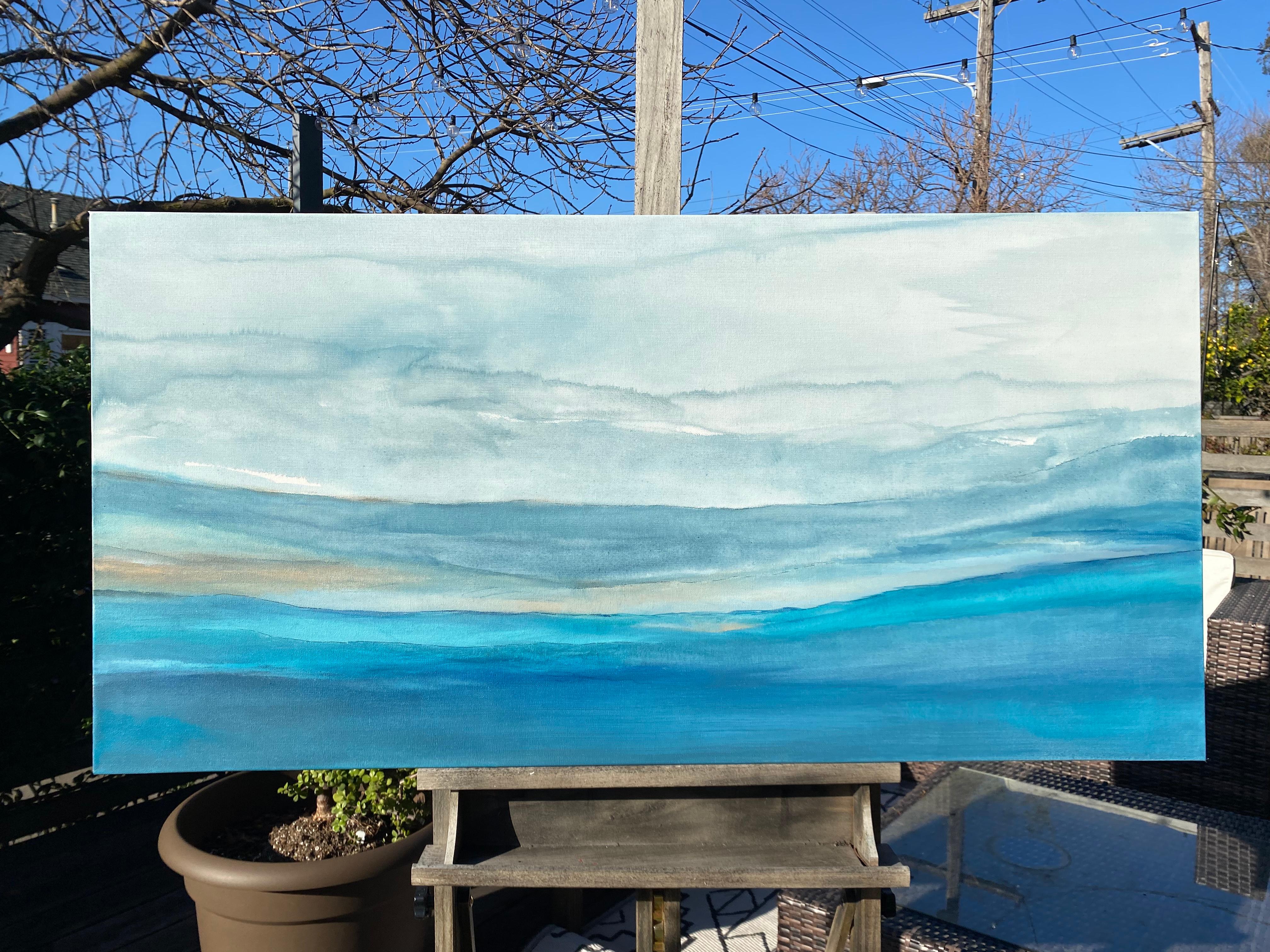 Guardare verso l'esterno, Pittura astratta - Painting Astratto di Alicia Dunn