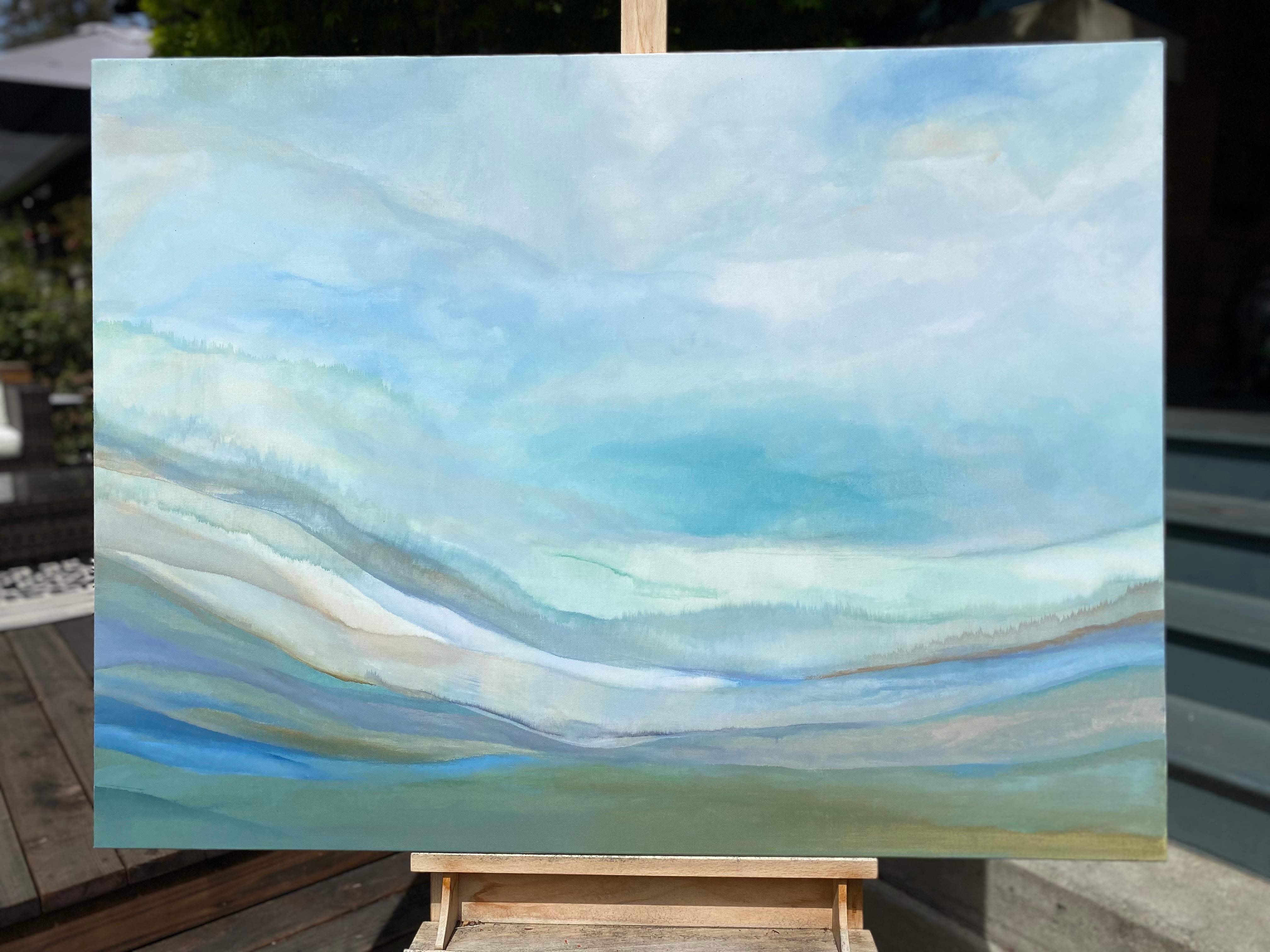 Visión Silenciosa, Pintura Abstracta - Painting Abstracto de Alicia Dunn