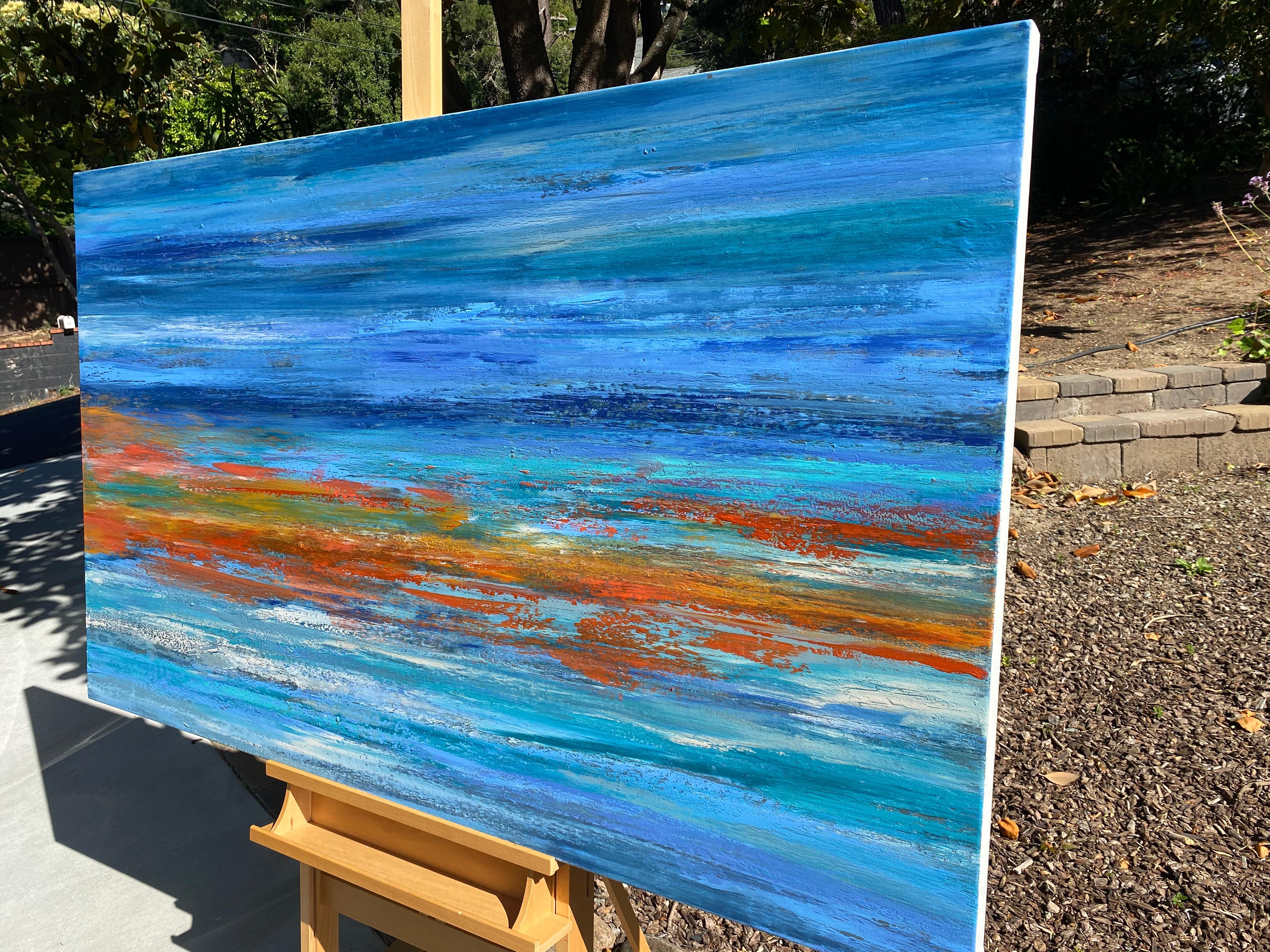 Rodeo Beach, Abstract Painting 1