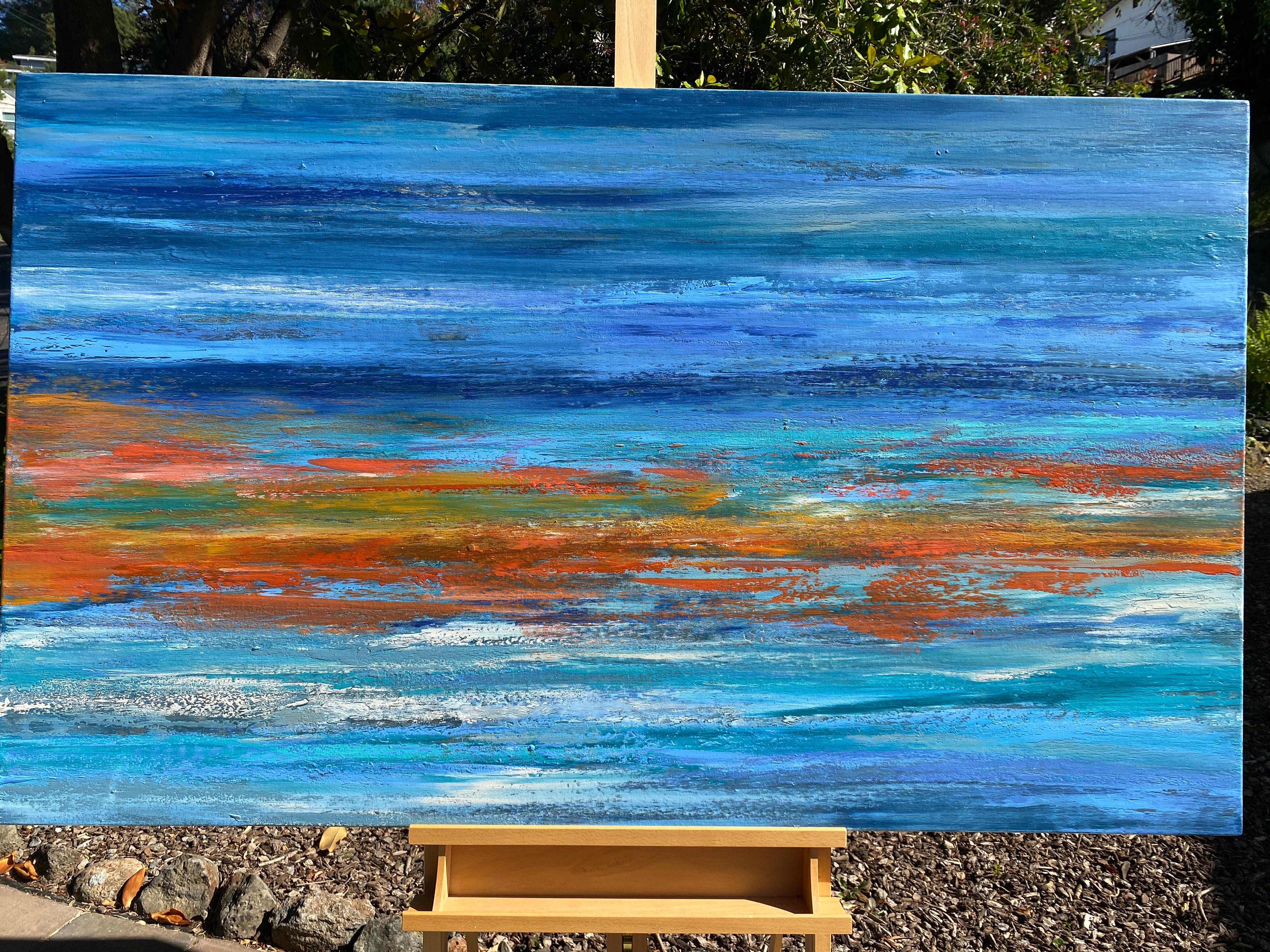 Rodeo Beach, Abstract Painting 2