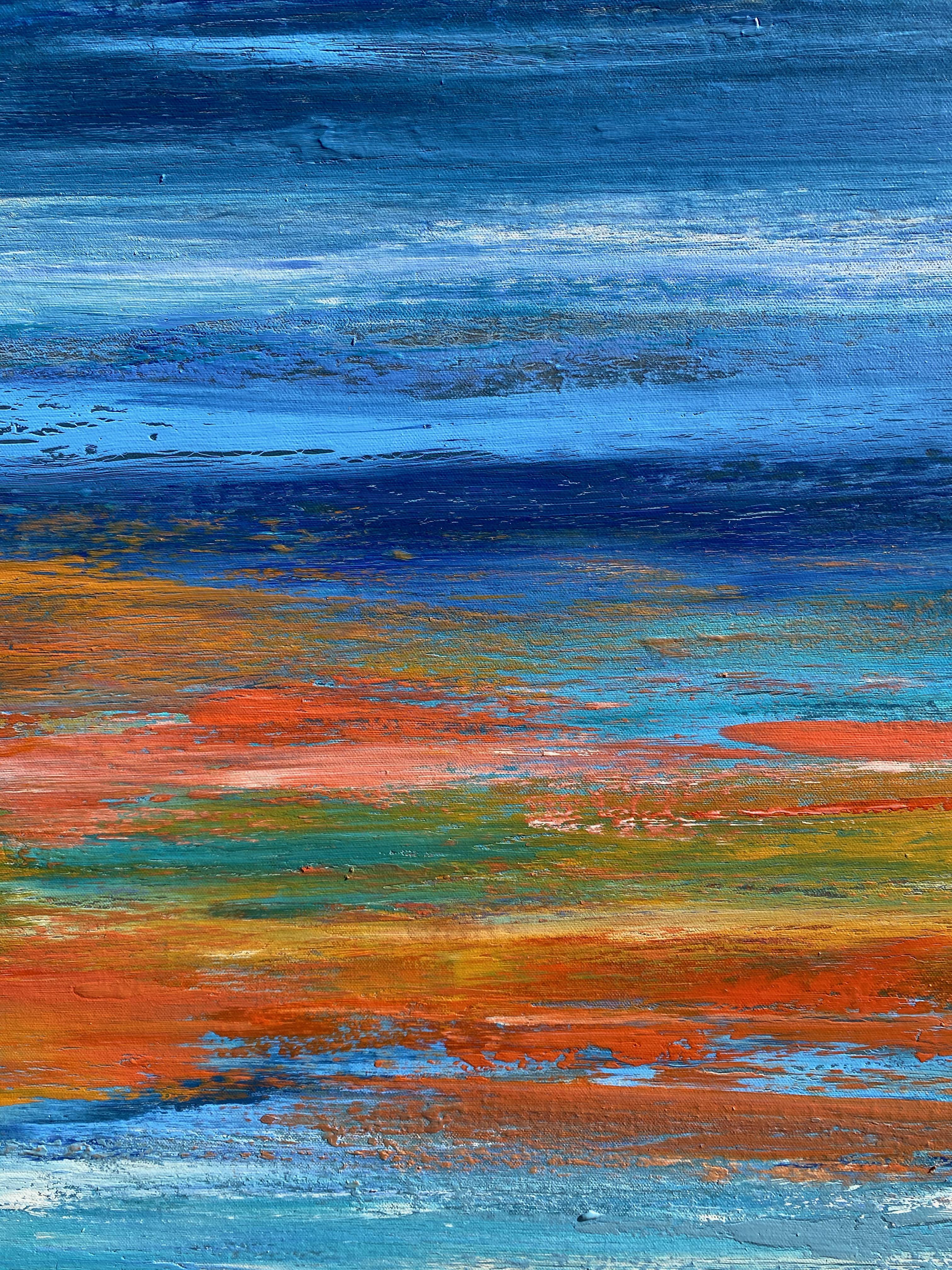 Rodeo Beach, Abstract Painting 3