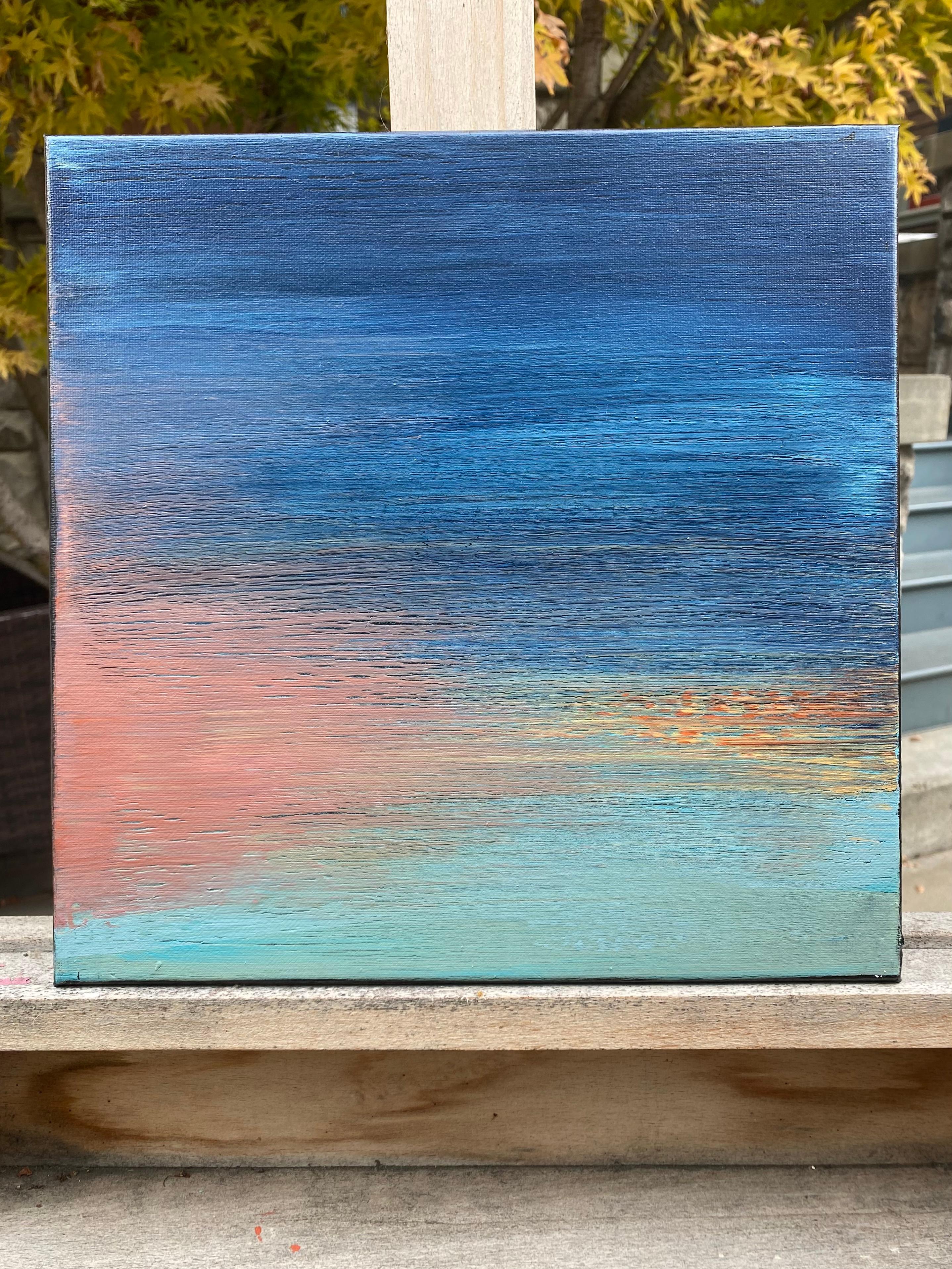 Sentido de la maravilla, pintura abstracta - Painting Abstracto de Alicia Dunn