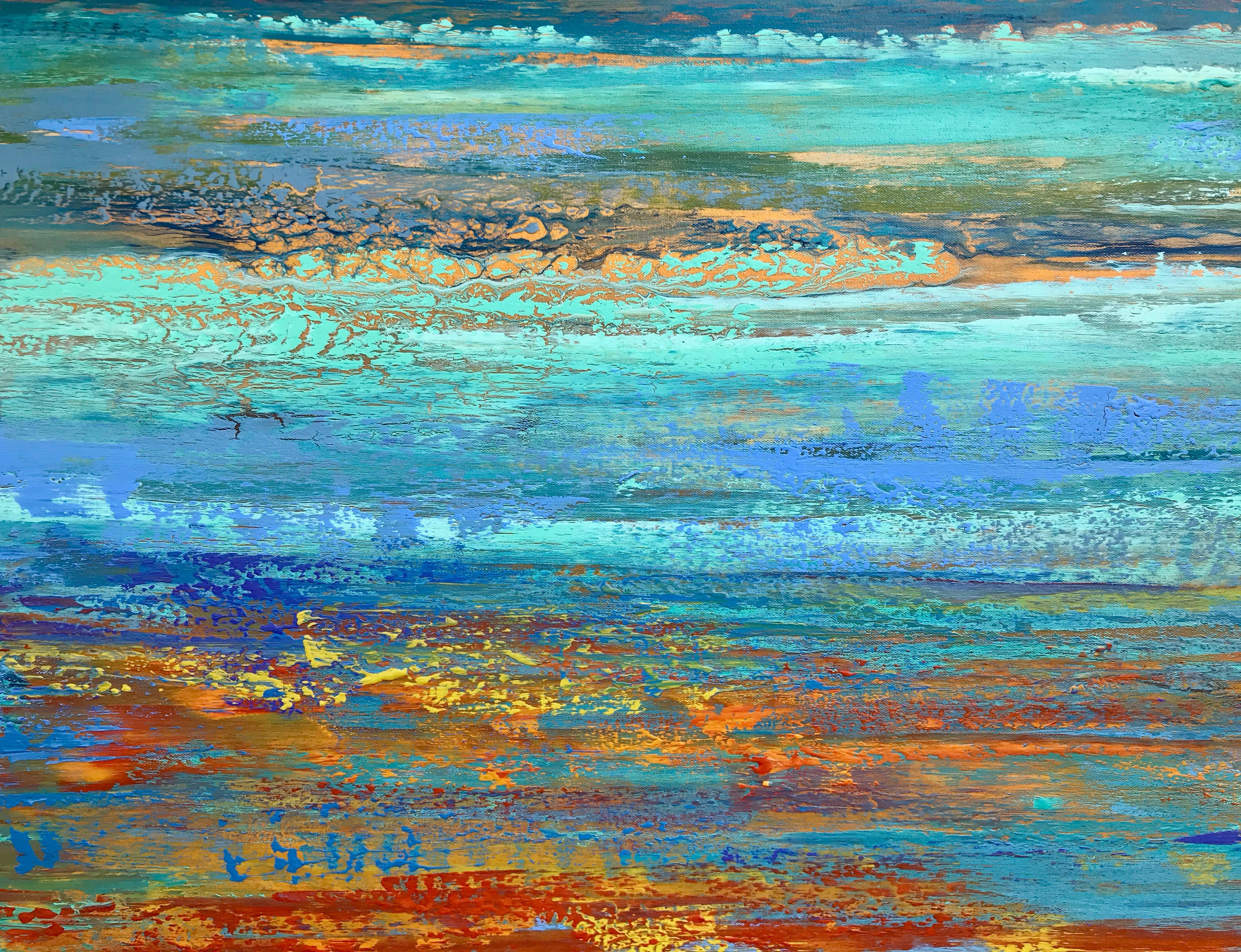 Summer Breeze, Abstract Painting 2