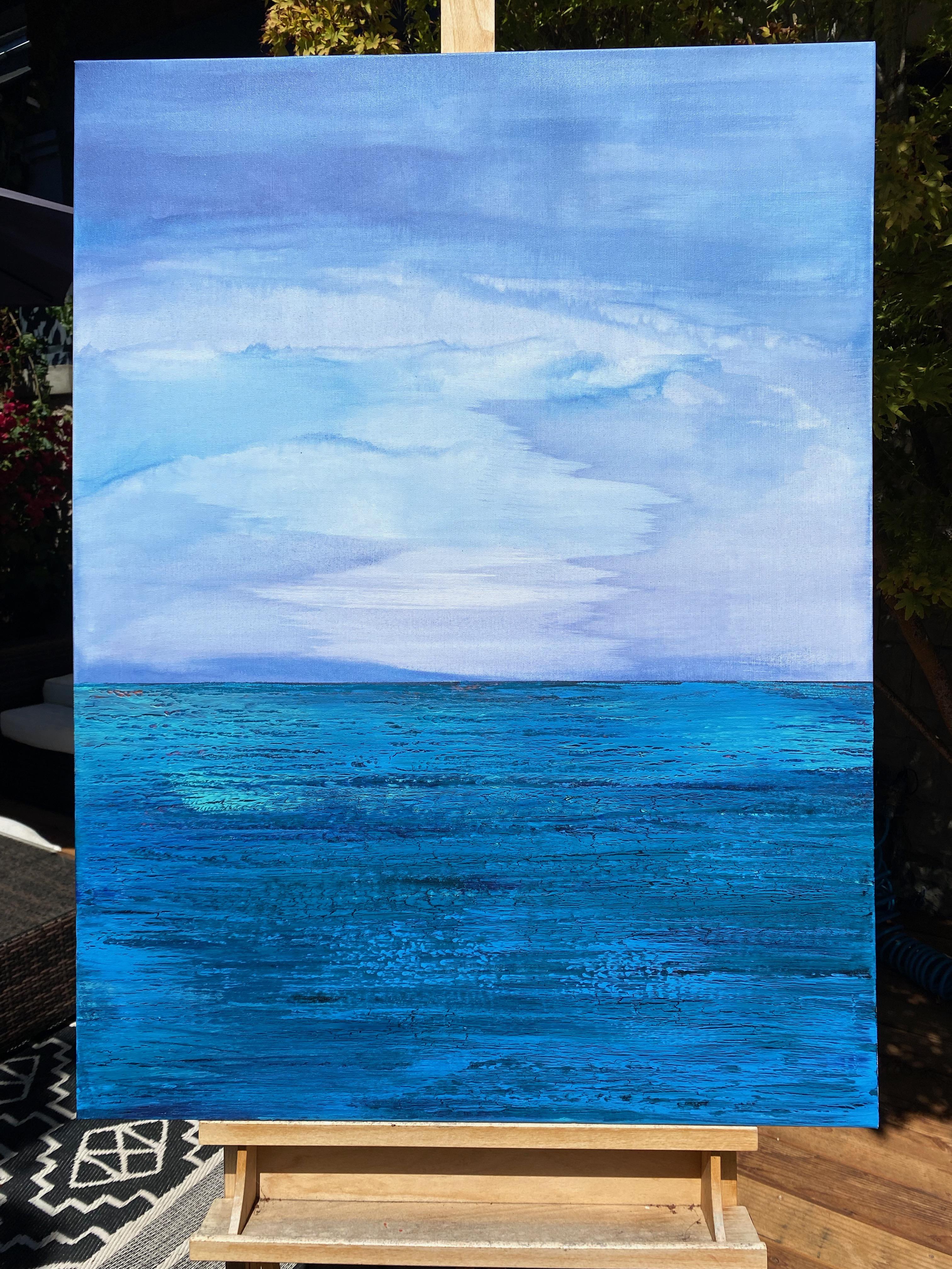 Riflesso di verità, Pittura astratta - Painting Astratto di Alicia Dunn