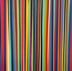 Luce intrecciata, pittura astratta