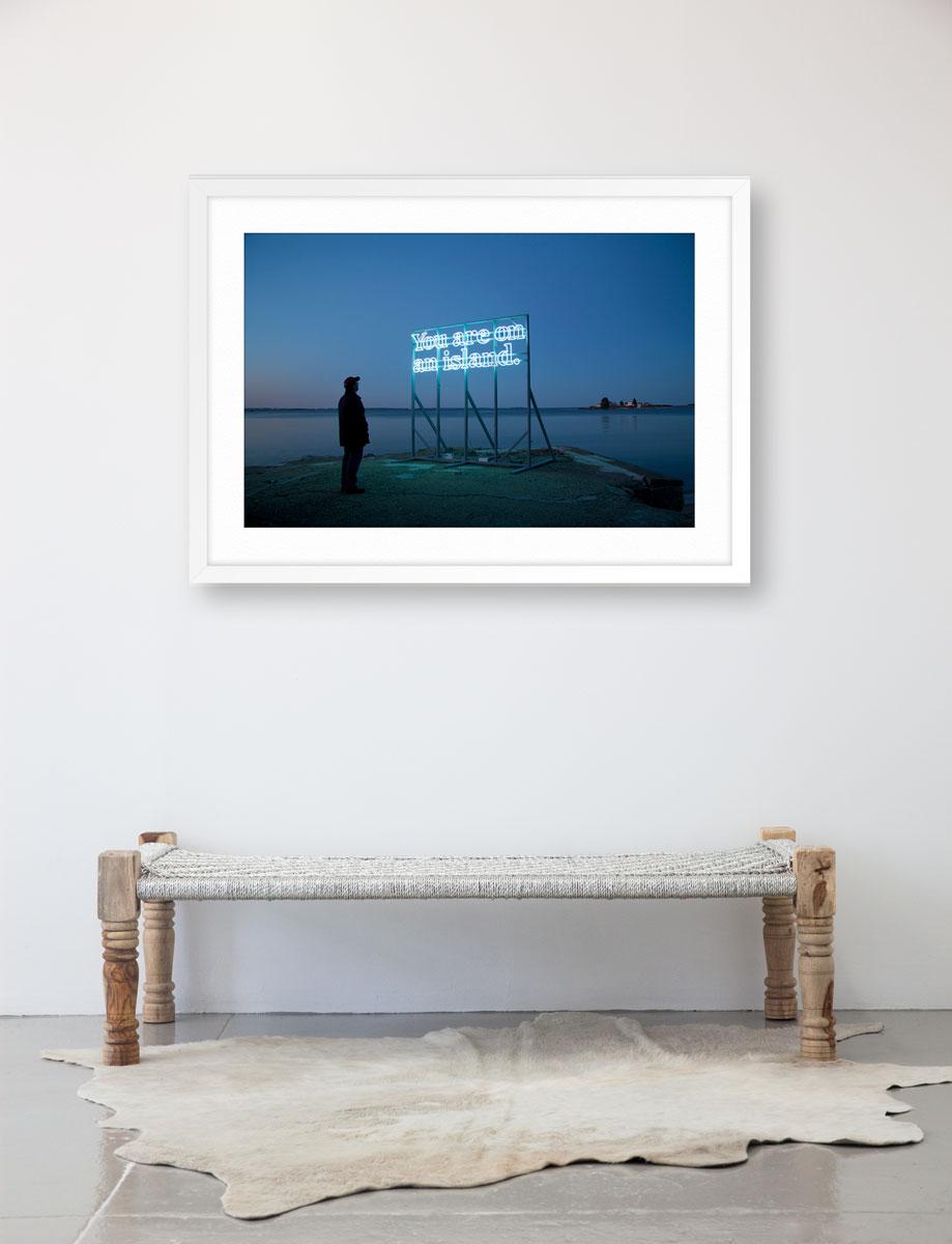 You Are (on) An Island, 2011 - Photograph by Alicia Eggert