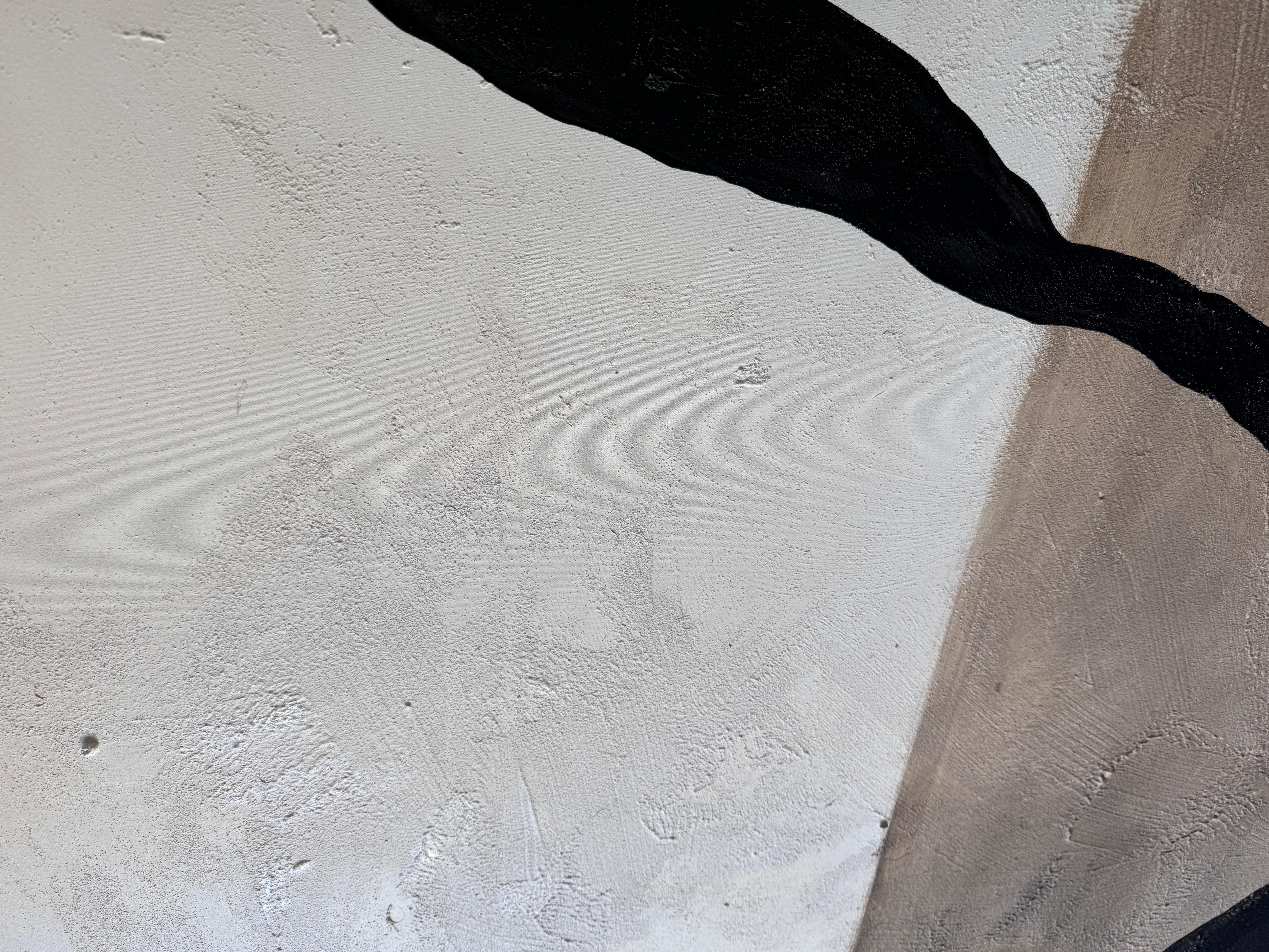 ABSTRACT Peinture de lignes noires Artistique espagnole Alicia Gimeno 2025 en vente 1