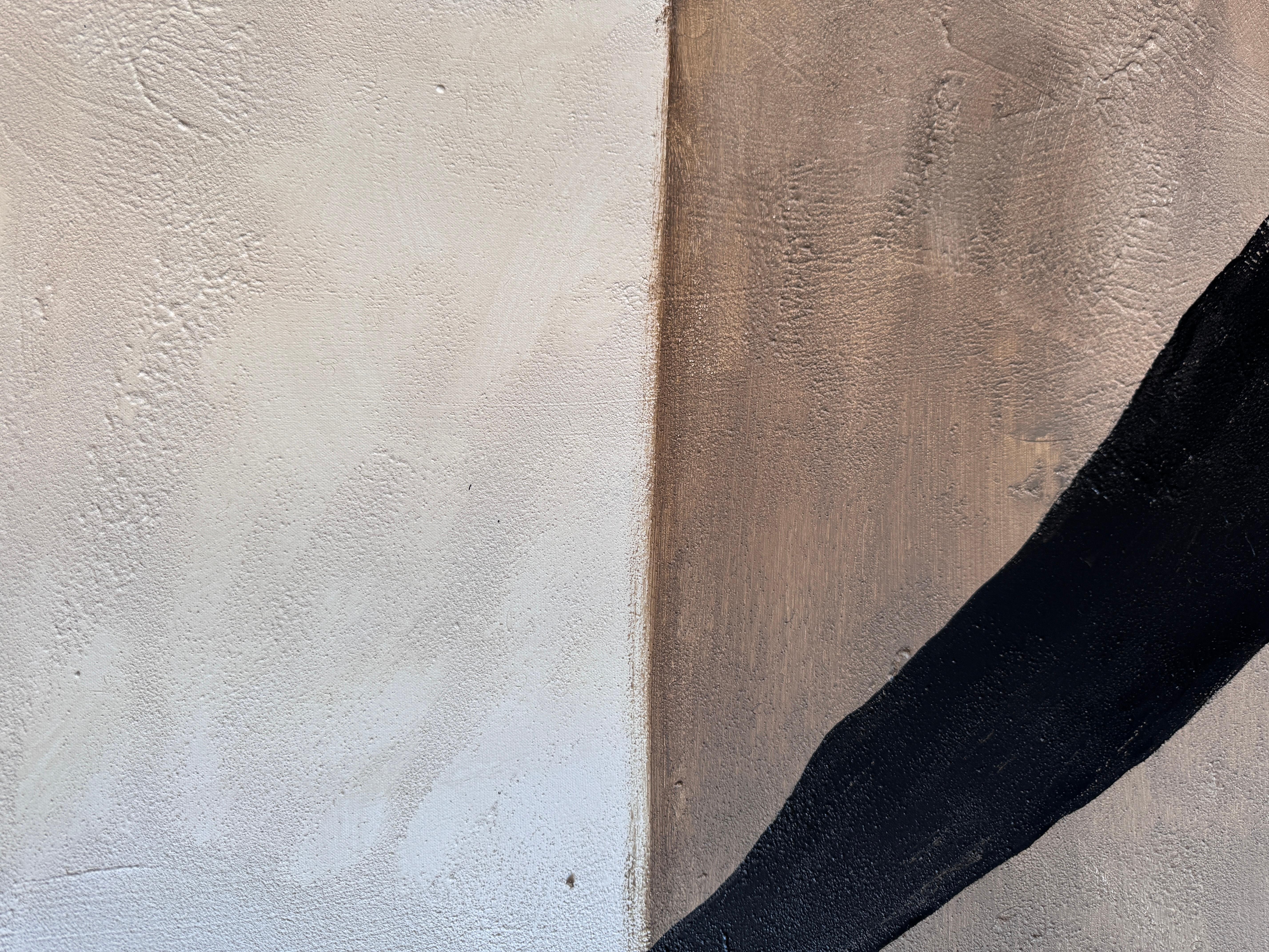 ABSTRACT Peinture de lignes noires Artistique espagnole Alicia Gimeno 2025 en vente 2