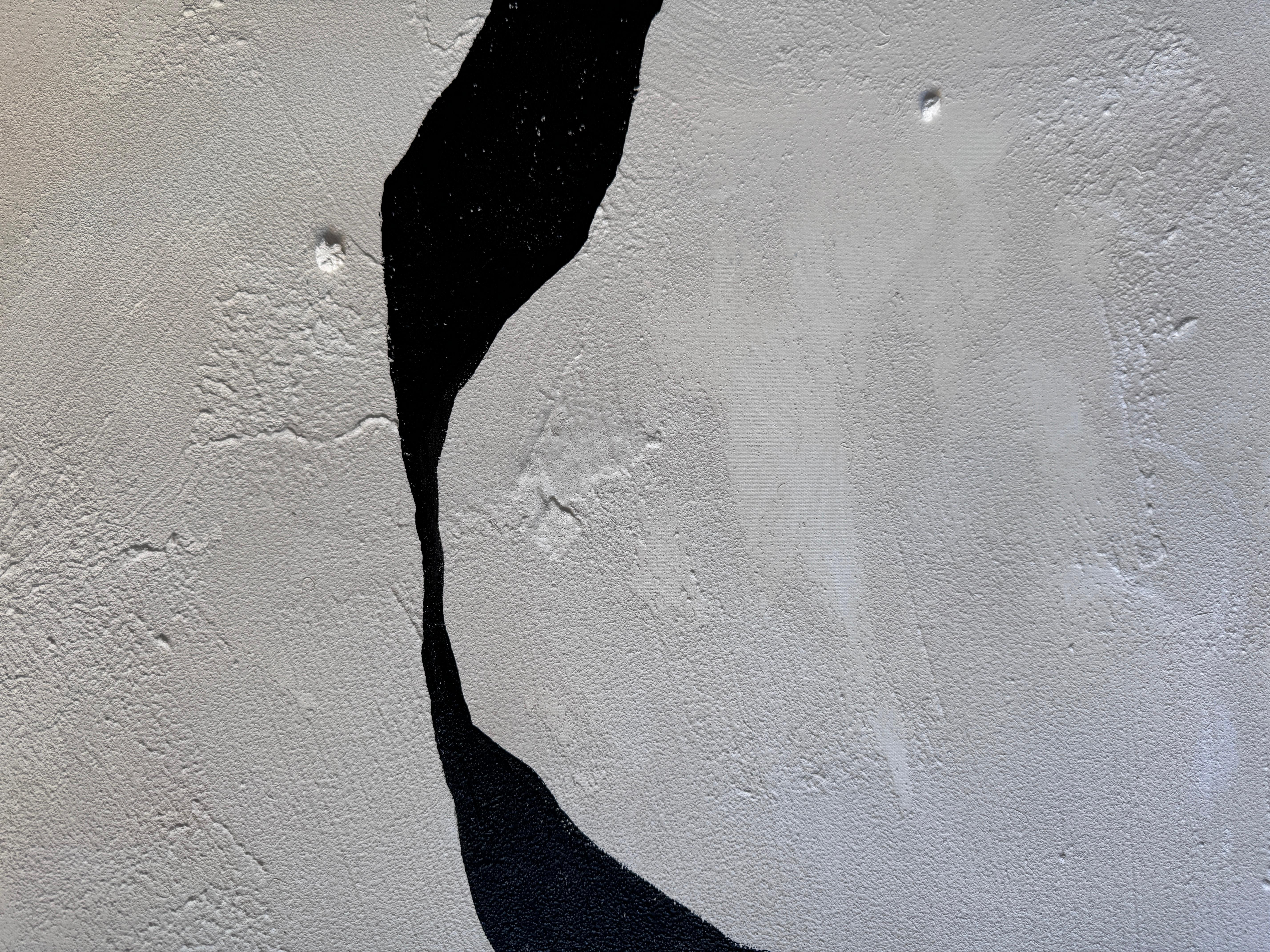 ABSTRACT Peinture de lignes noires Artistique espagnole Alicia Gimeno 2025 en vente 3