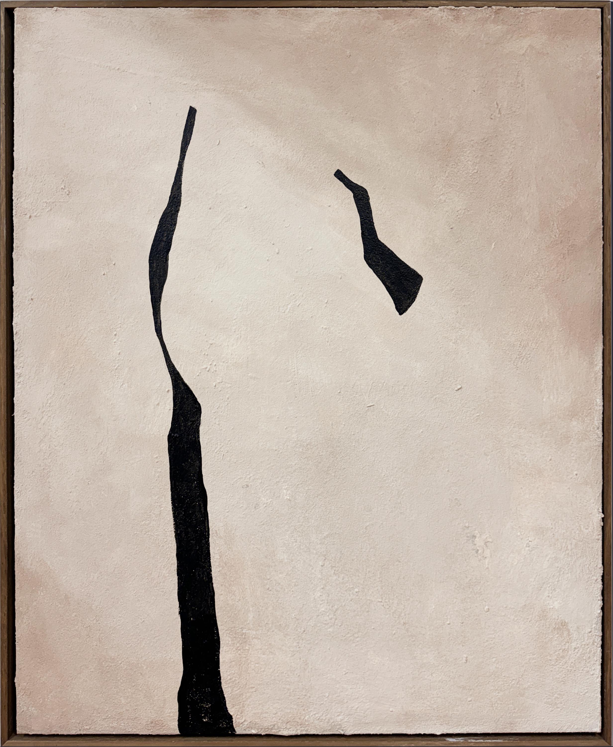 ABSTRACT Peinture de lignes noires Artistique espagnole Alicia Gimeno en vente 1