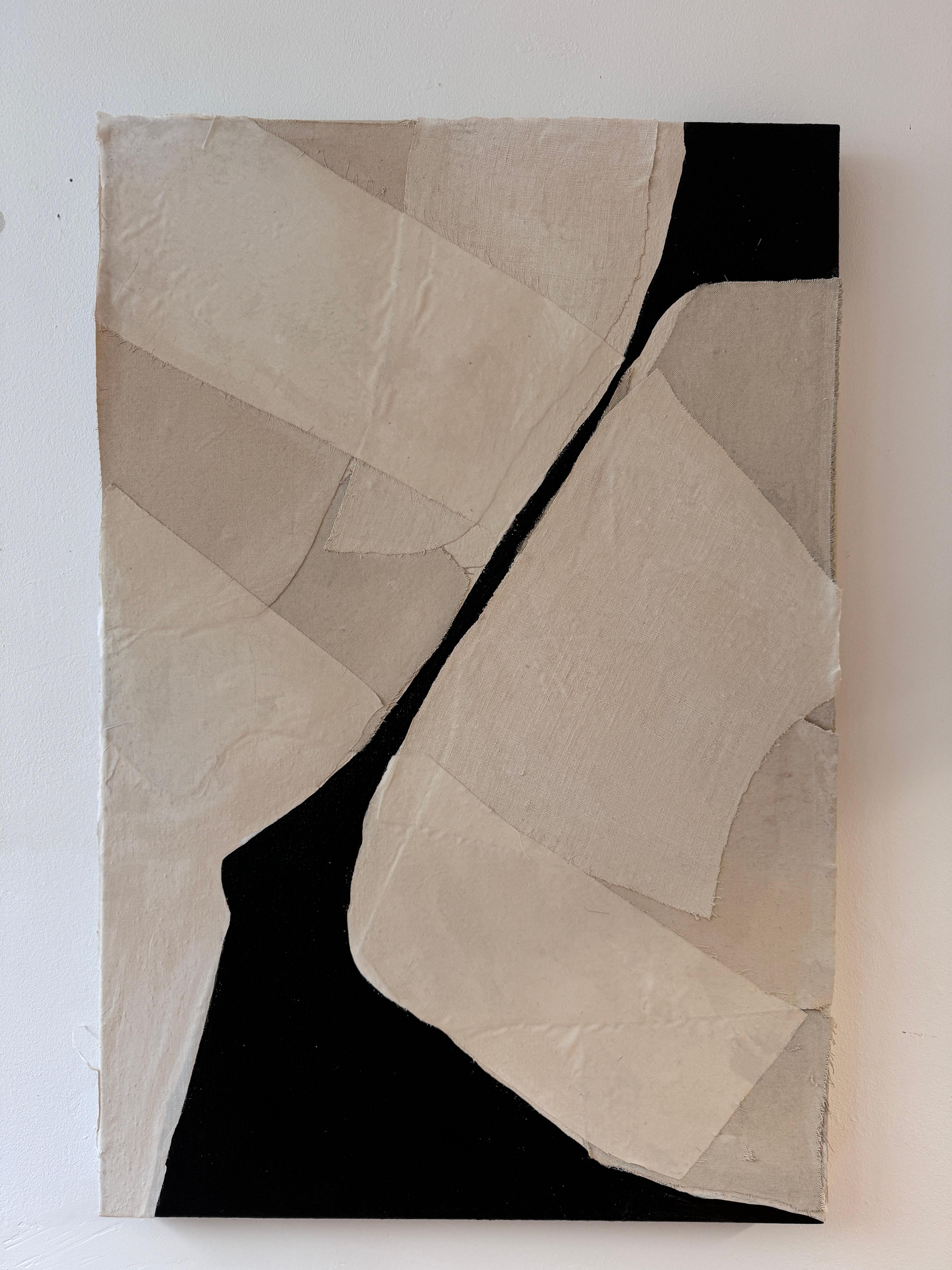 ABSTRACT Peinture de lignes noires Artistique espagnole Alicia Gimeno en vente 4