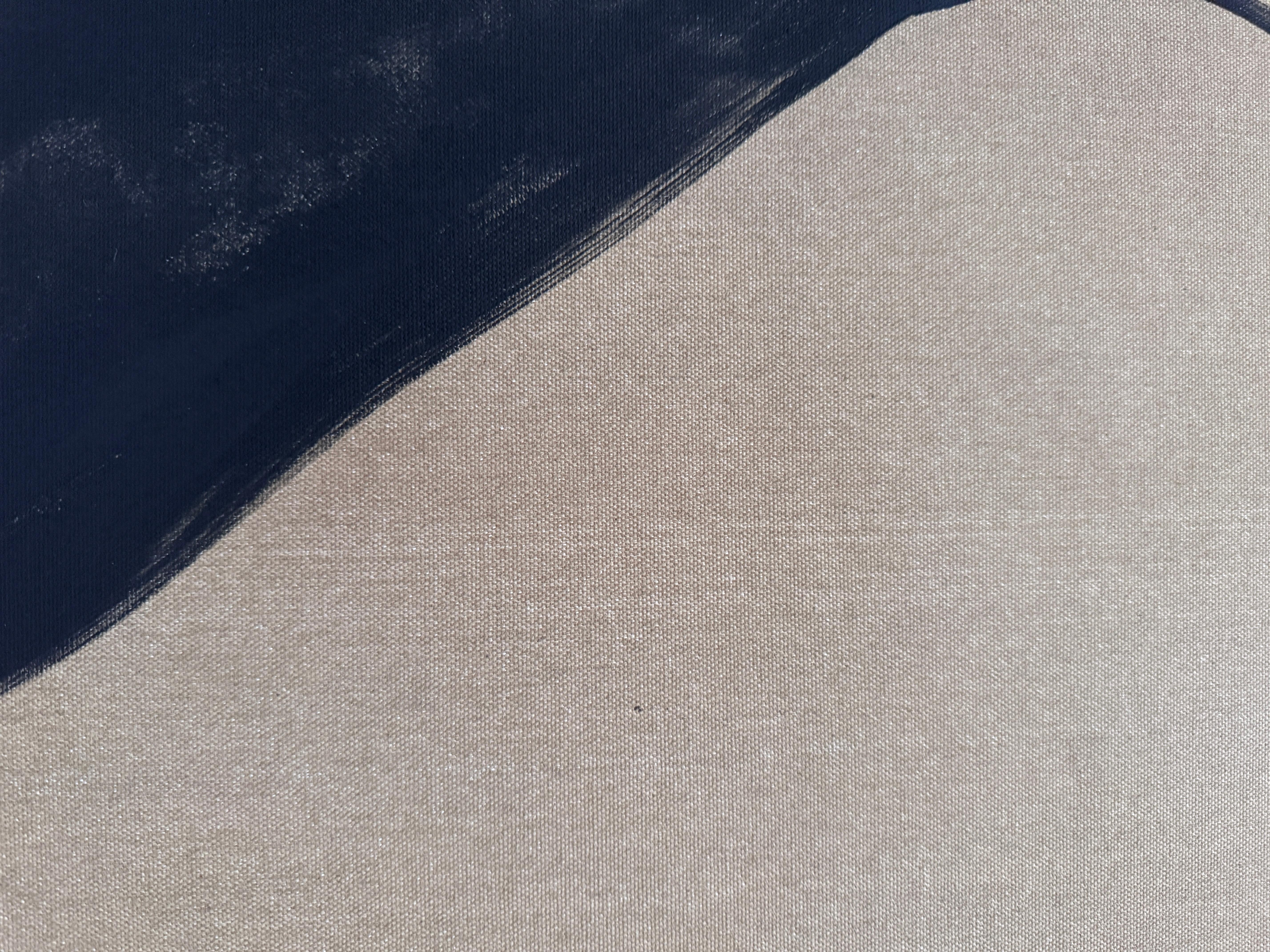 ABSTRACT Peinture de formes noires Artiste espagnole contemporaine Alicia Gimeno 2024 2