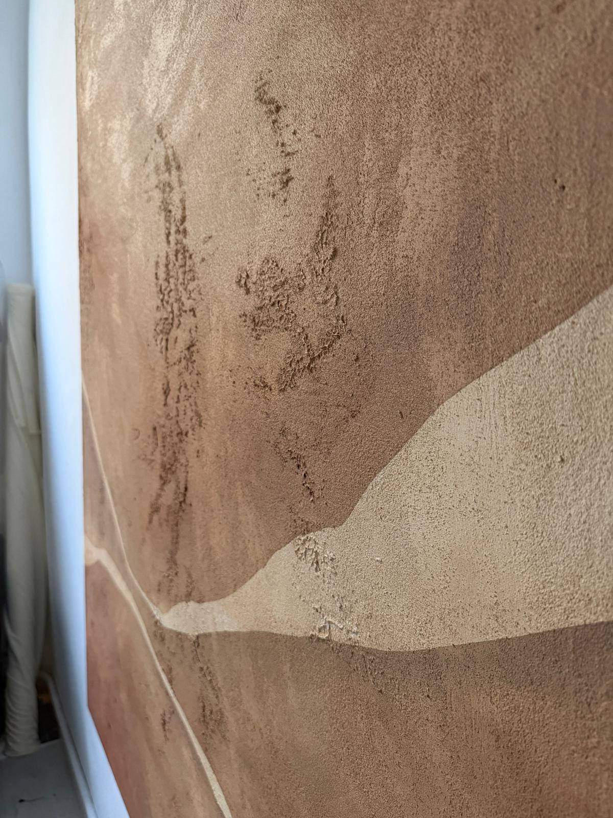 ABSTRACT Earth Terracotta Tones Lines Forms Artwork Artist Alicia Gimeno 2025 For Sale 2